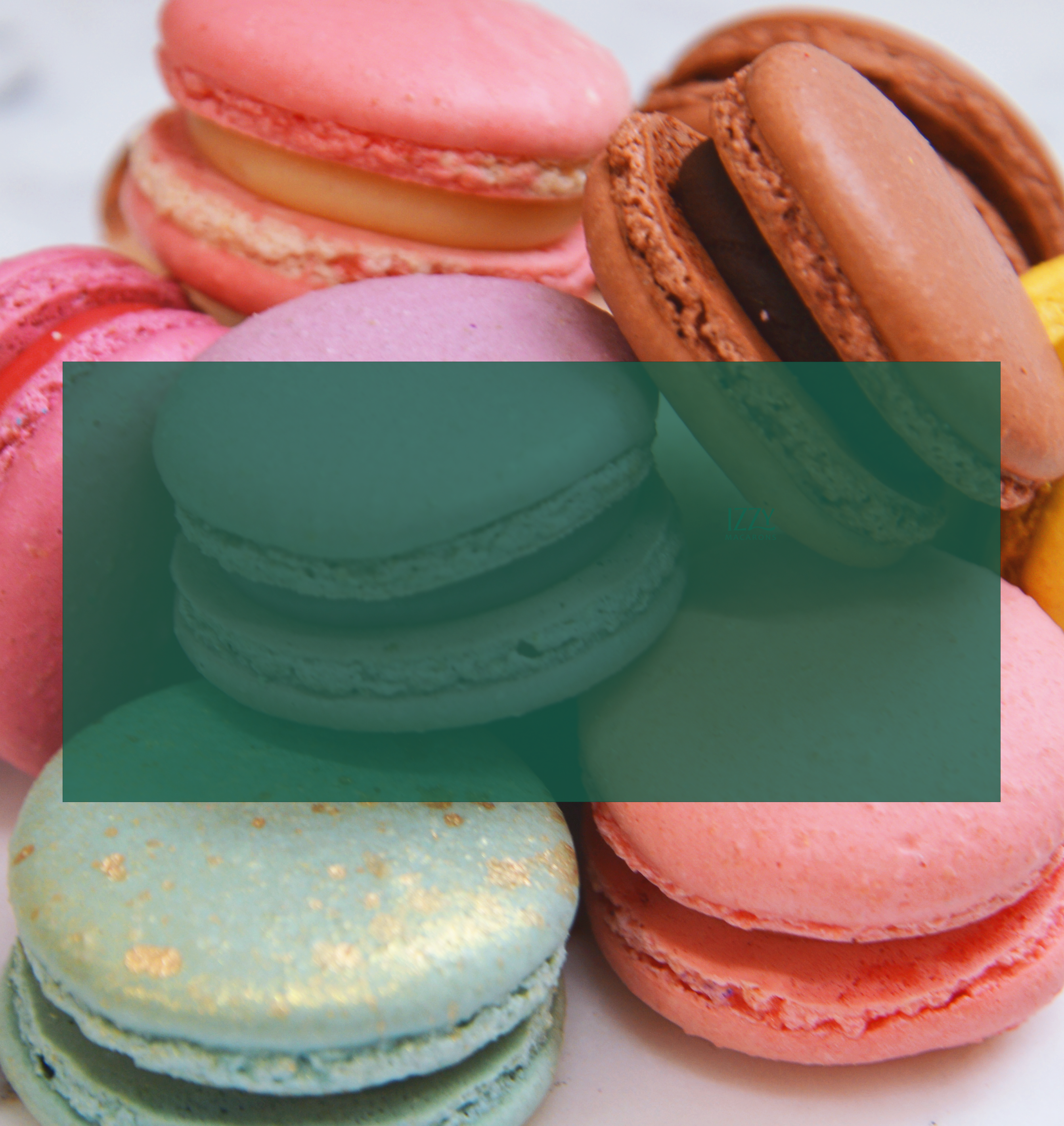 Izzy Macarons Menu