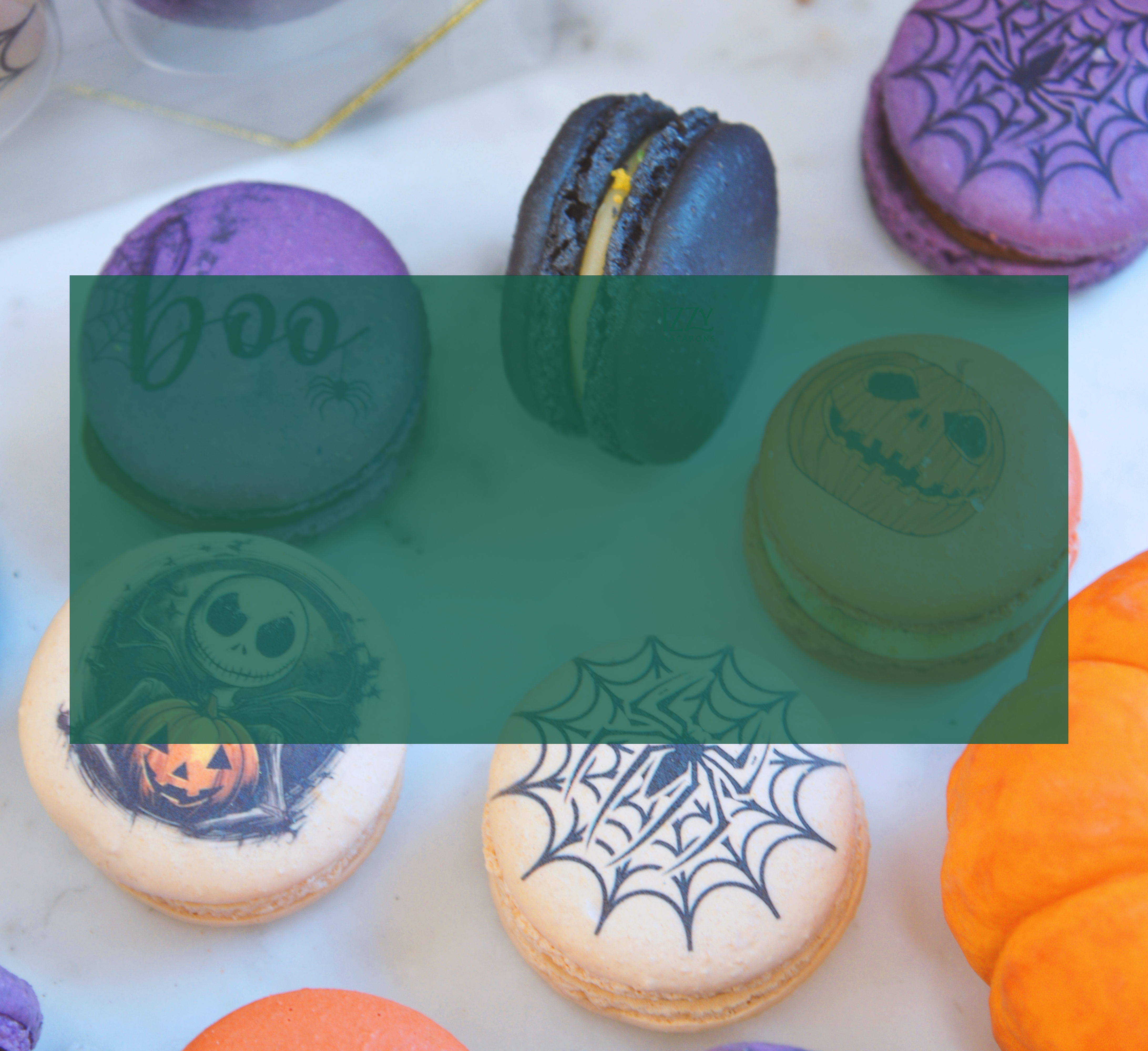 Halloween french Macarons