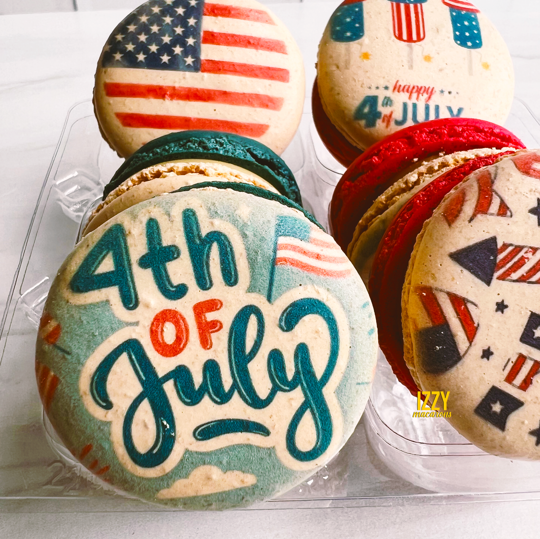 USA Macarons - 4th Of July