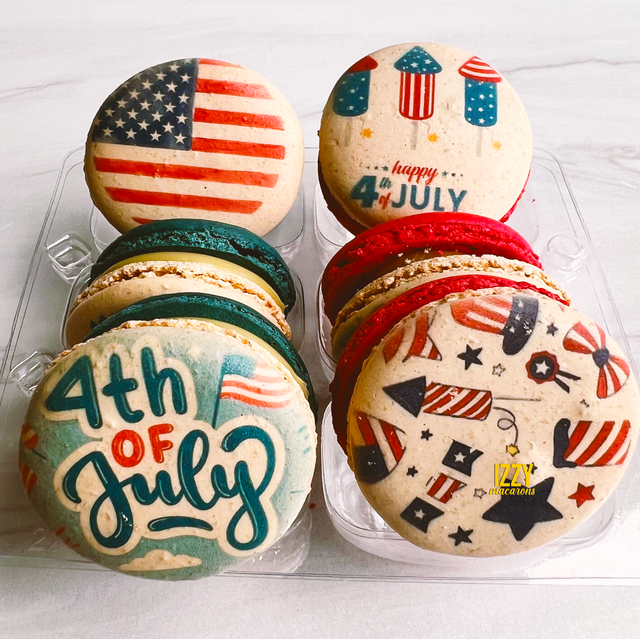 USA Macarons - 4th Of July