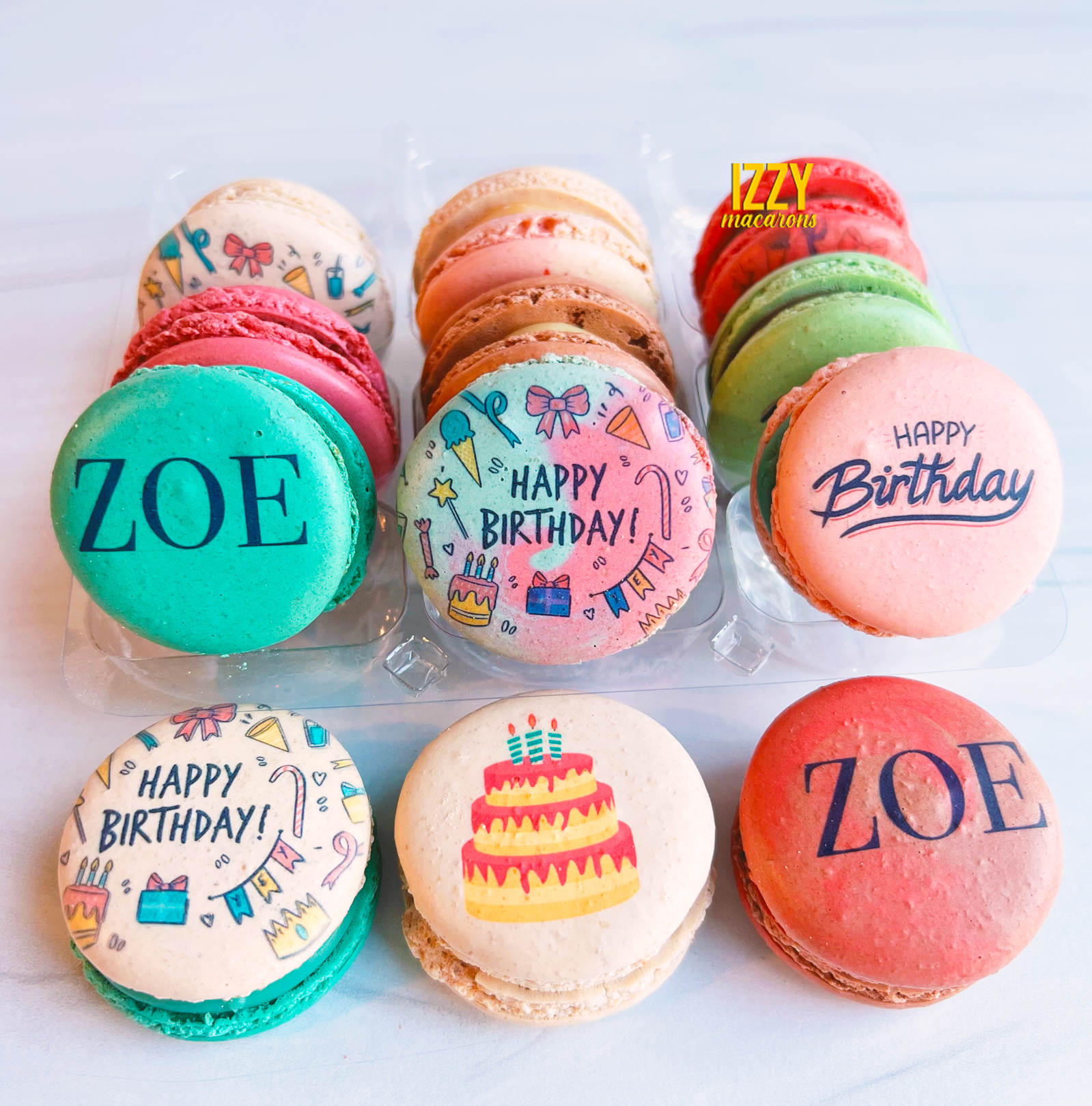 Happy Birthday French Macarons Happy Birthday French Macarons