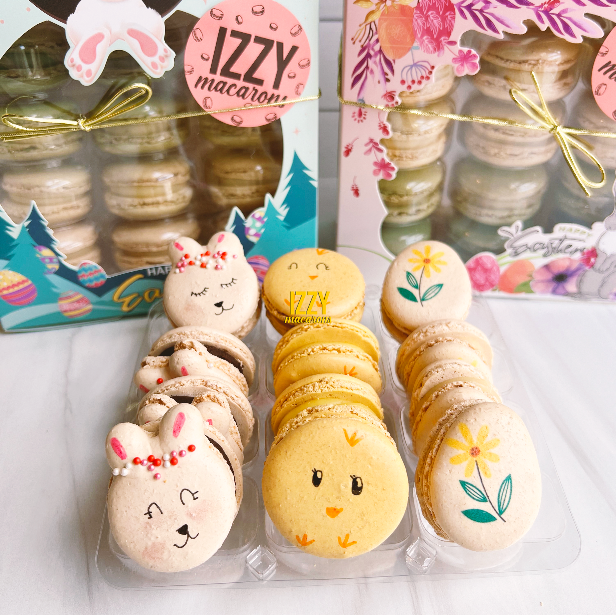 Easter Macarons - Easter Egg, Bunny, Chick