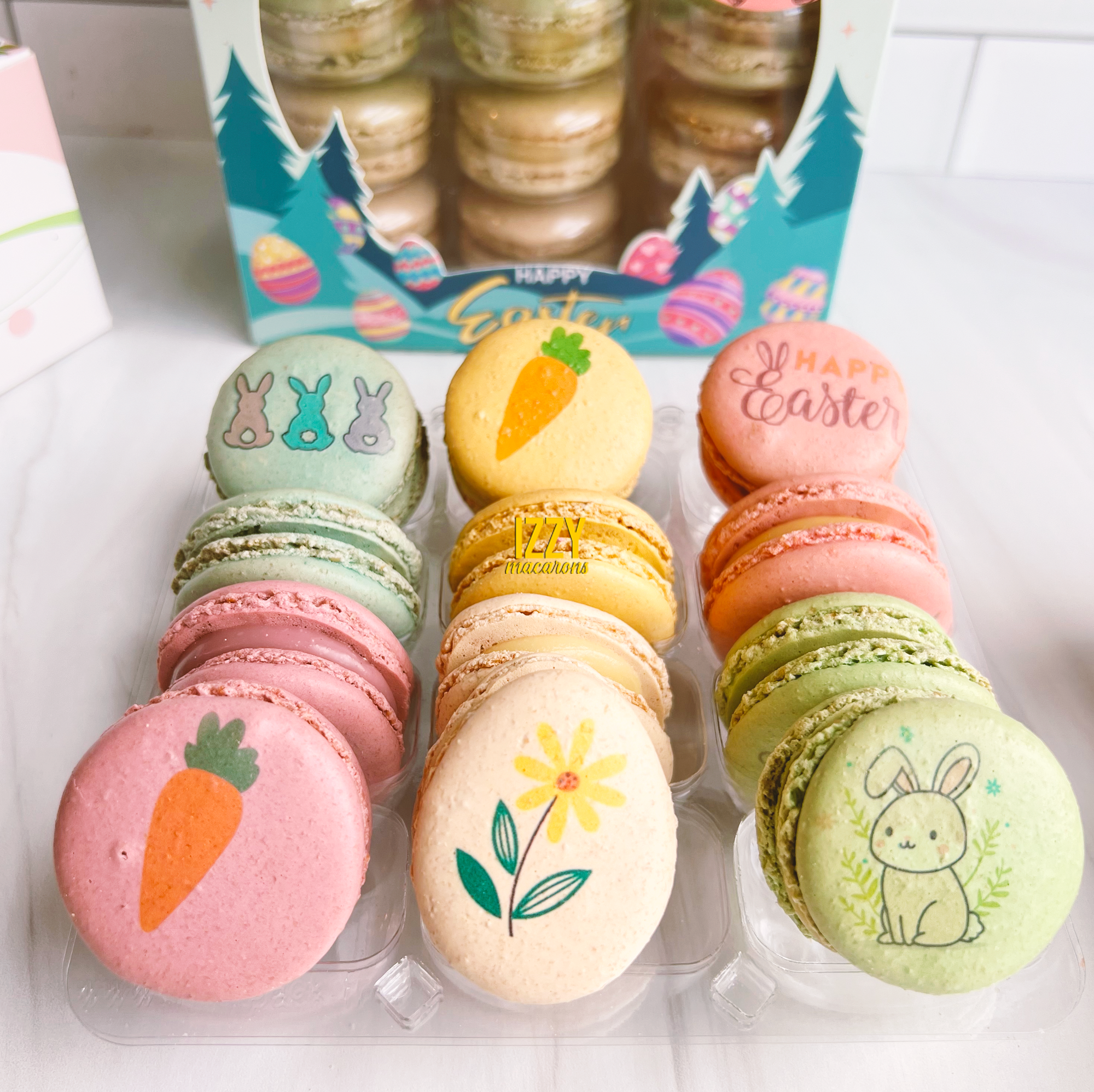 Easter Macarons - Assorted Prints/Colors