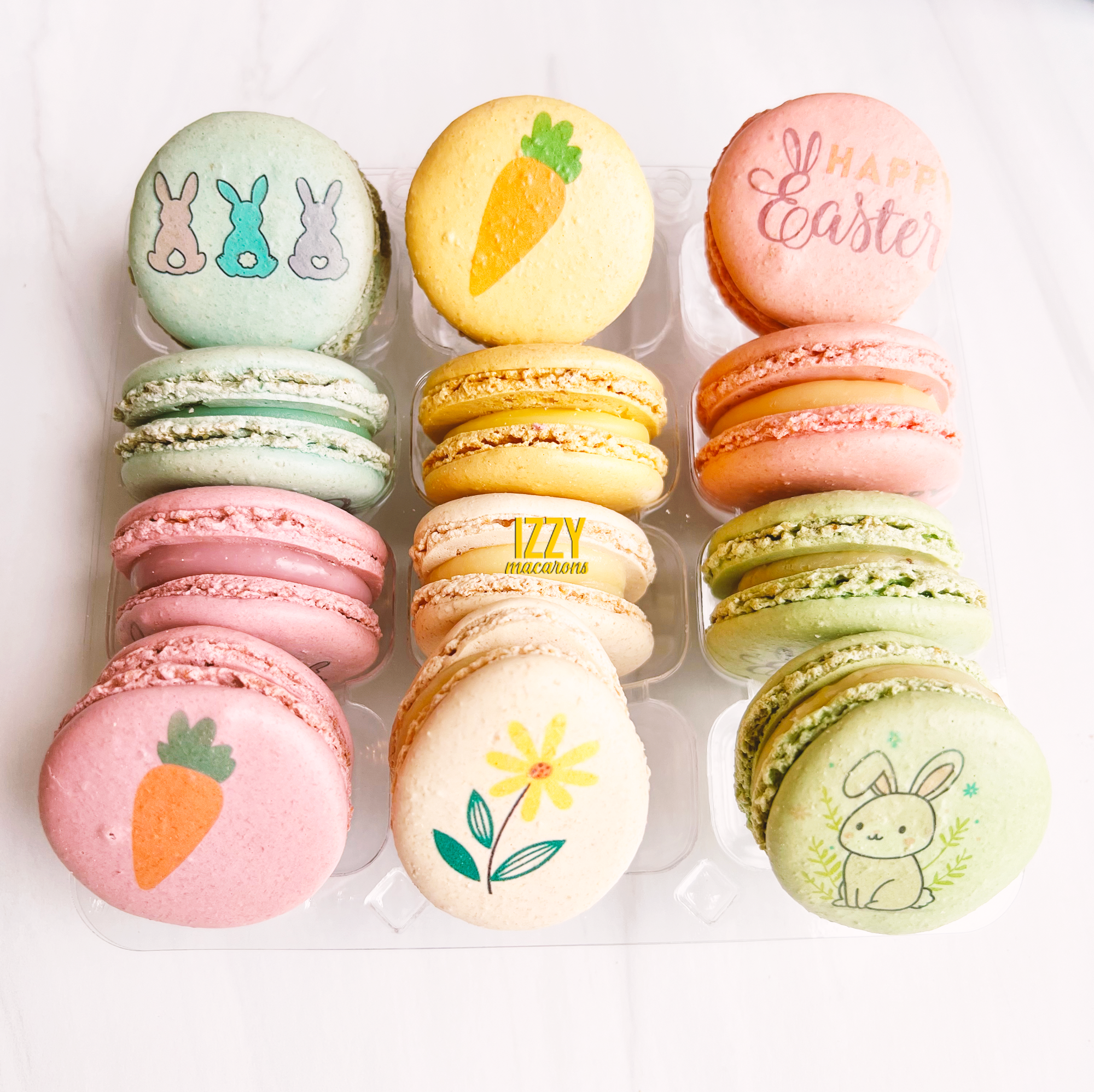 Easter Macarons - Assorted Prints/Colors