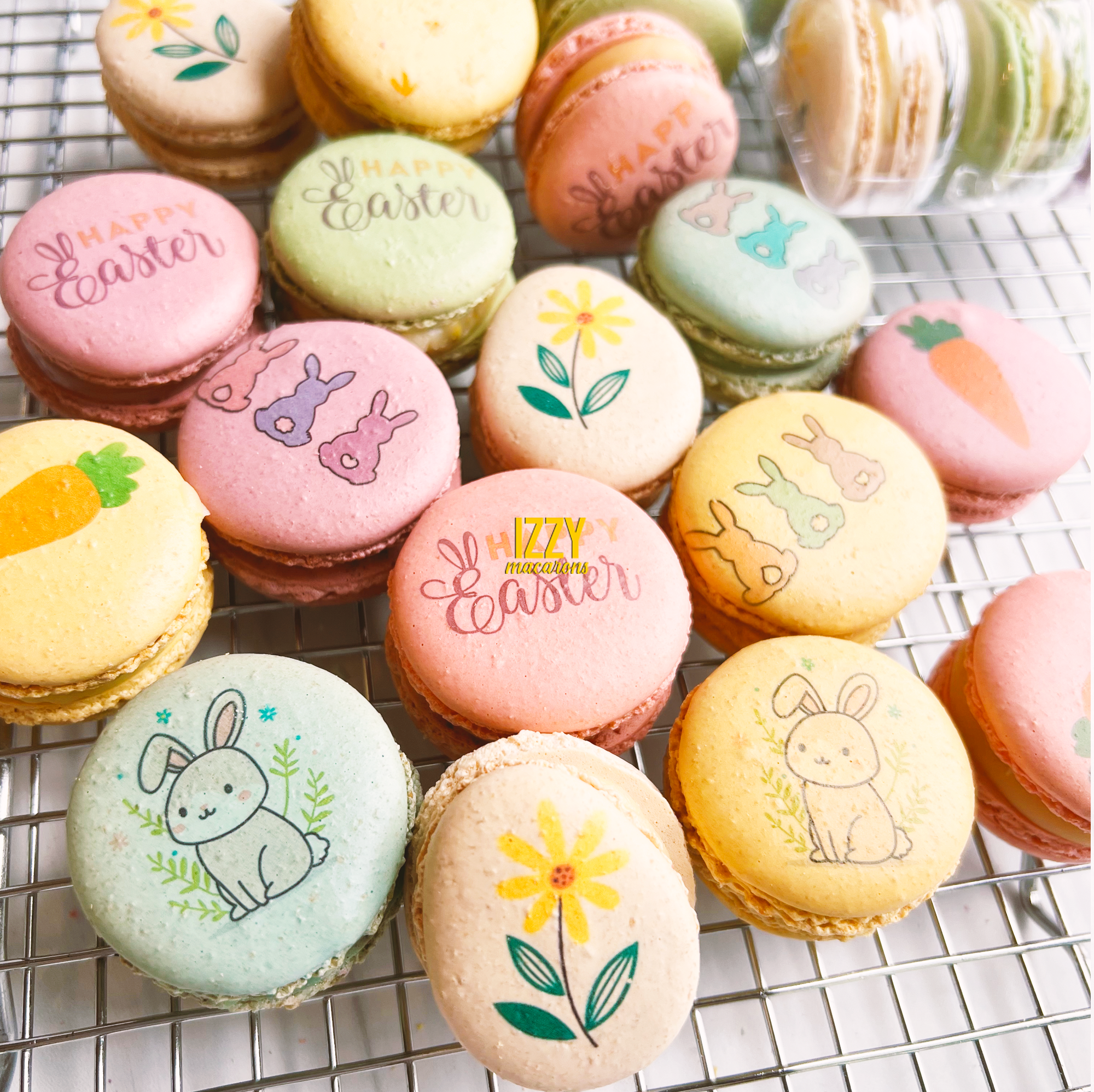 Easter Macarons - Assorted Prints/Colors