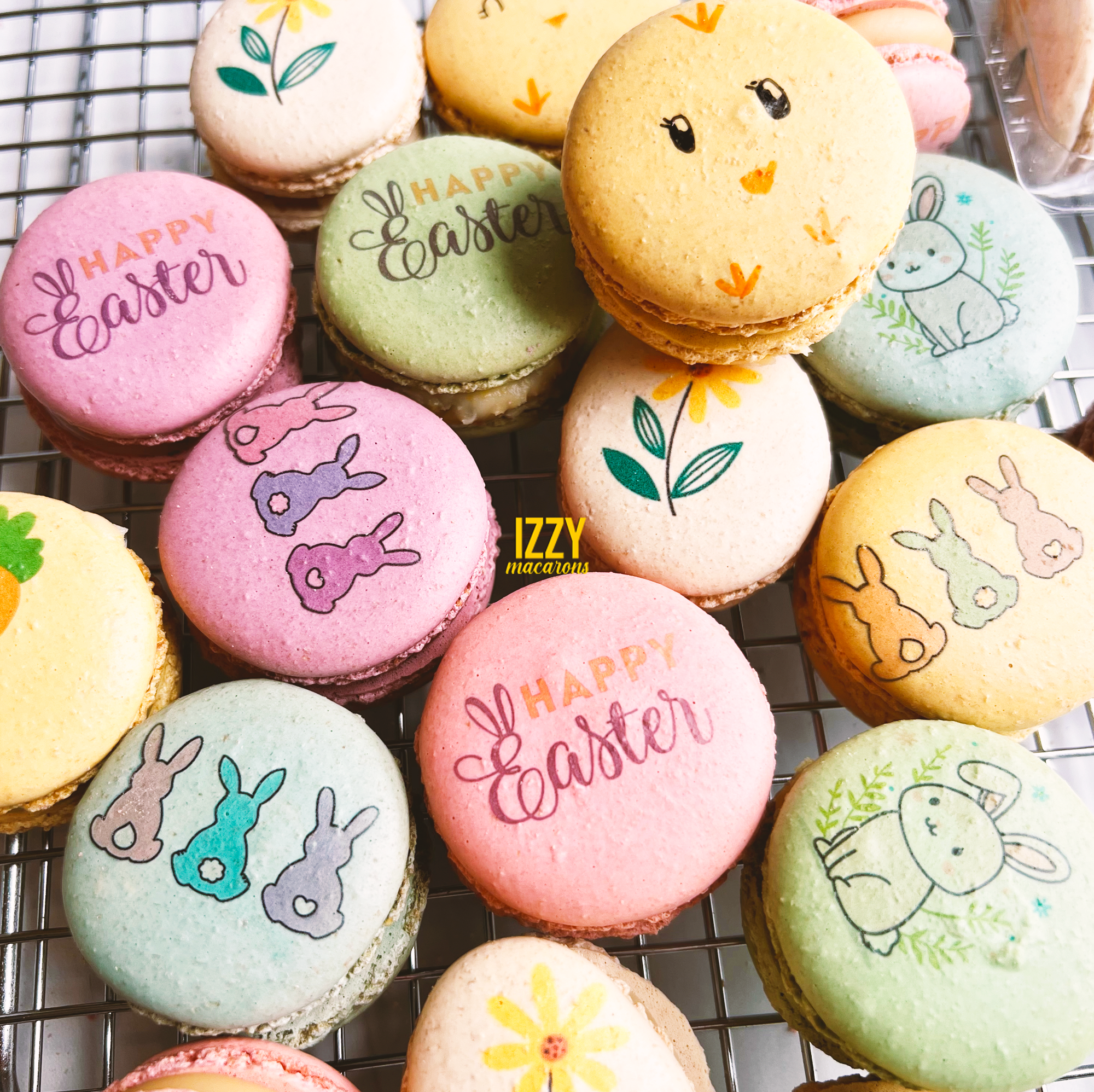 Easter Macarons - Assorted Prints/Colors