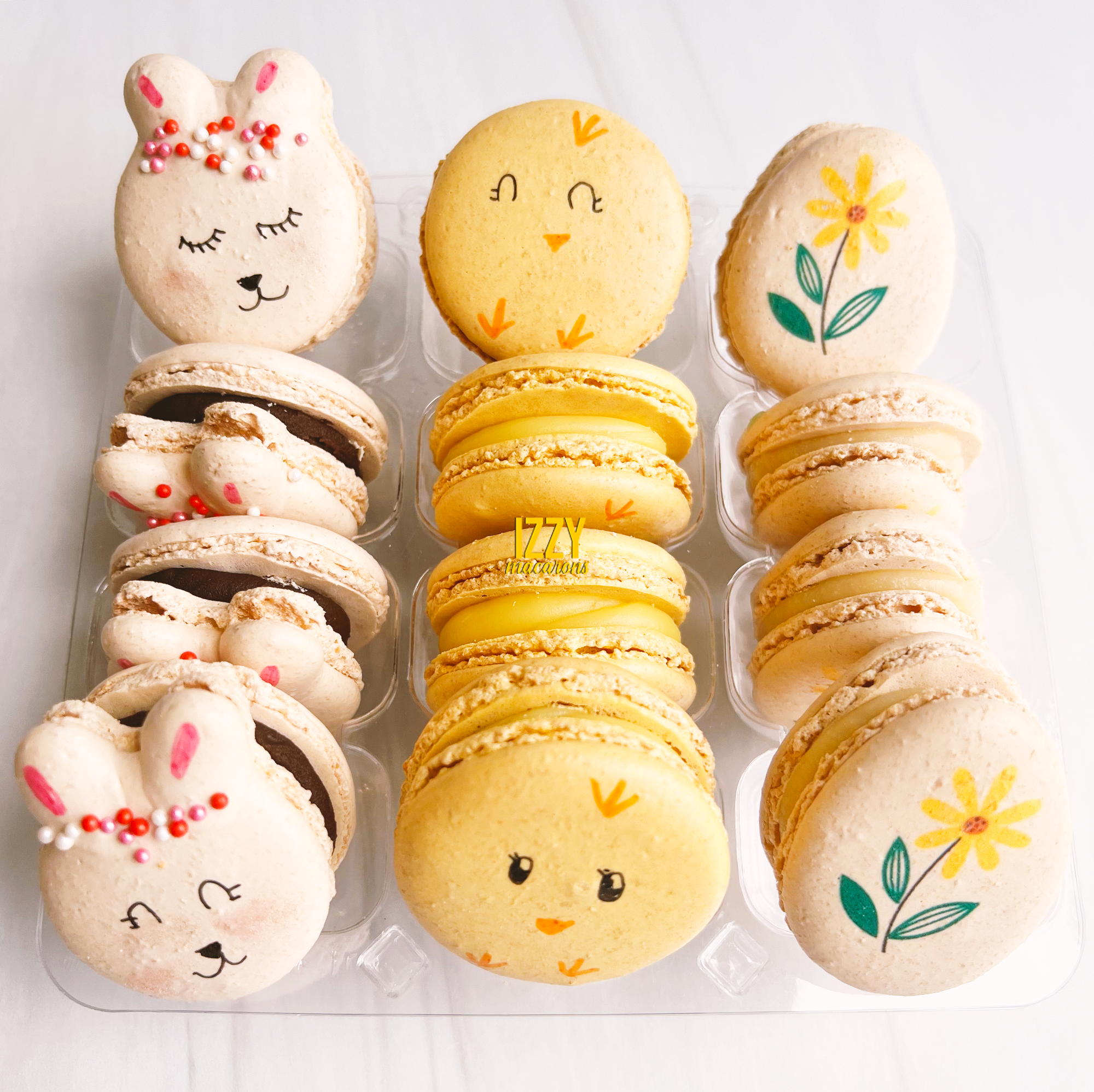 Easter Macarons - Easter Egg, Bunny, Chick