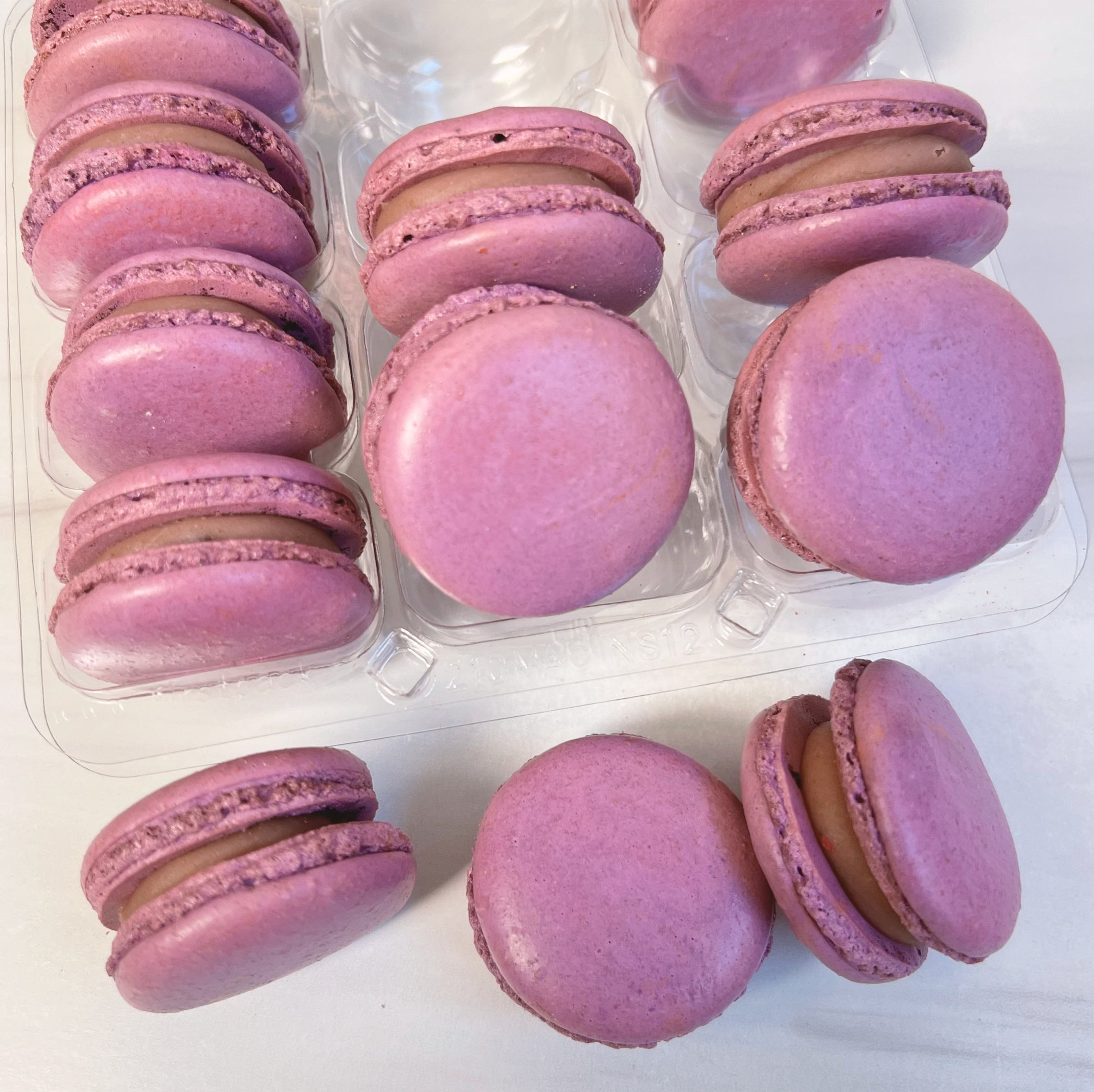 Lavender Macarons