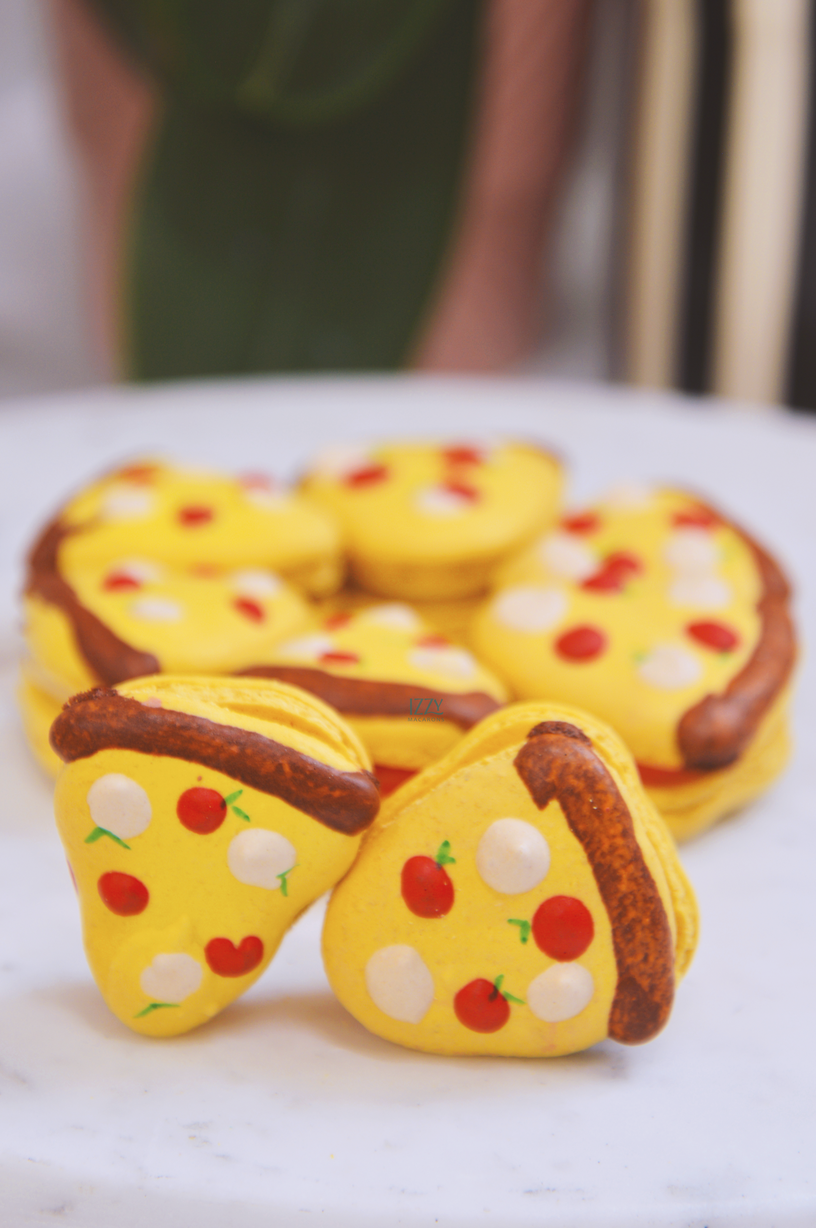 Pizza Macarons