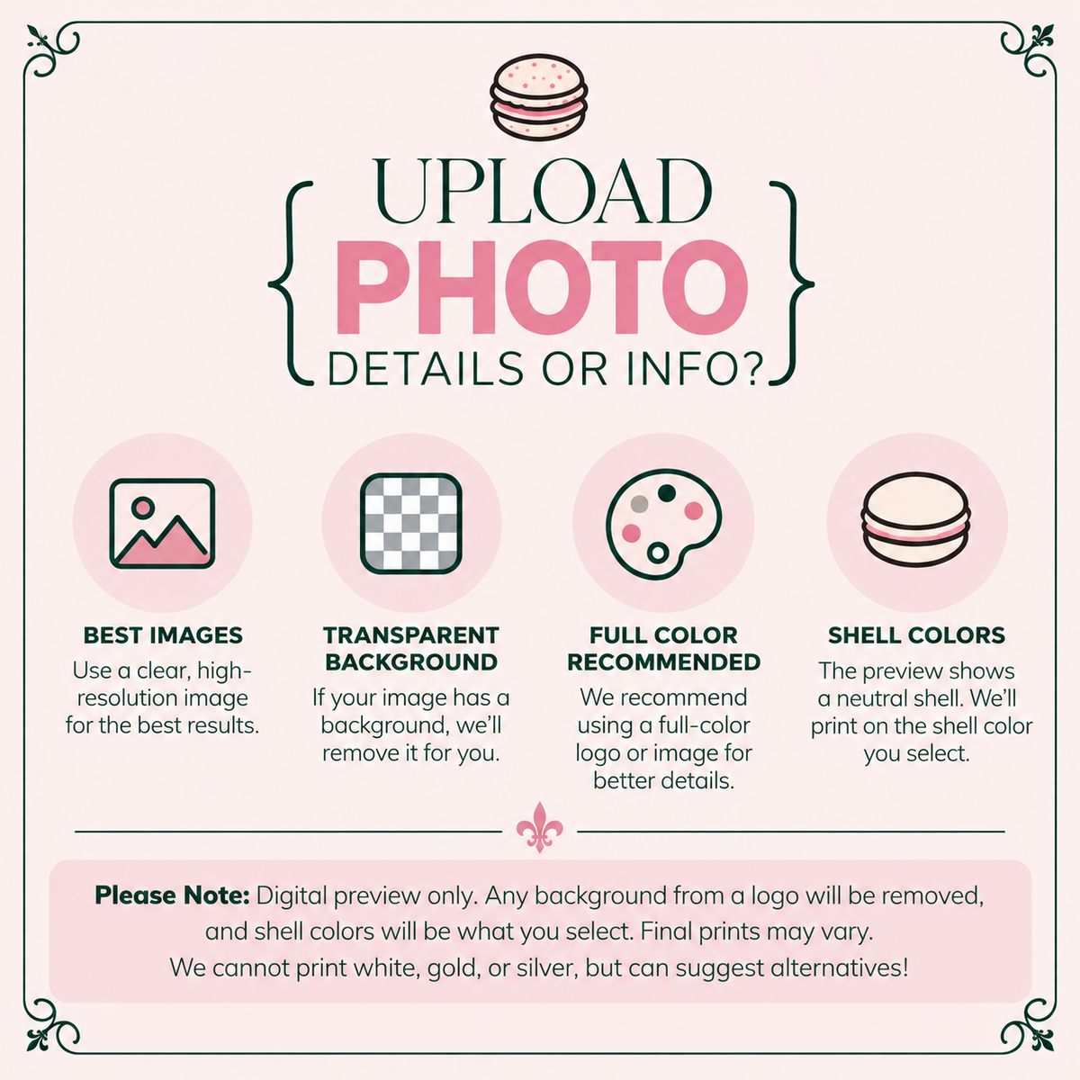 10 Macarons - Build your Gift Clear Box