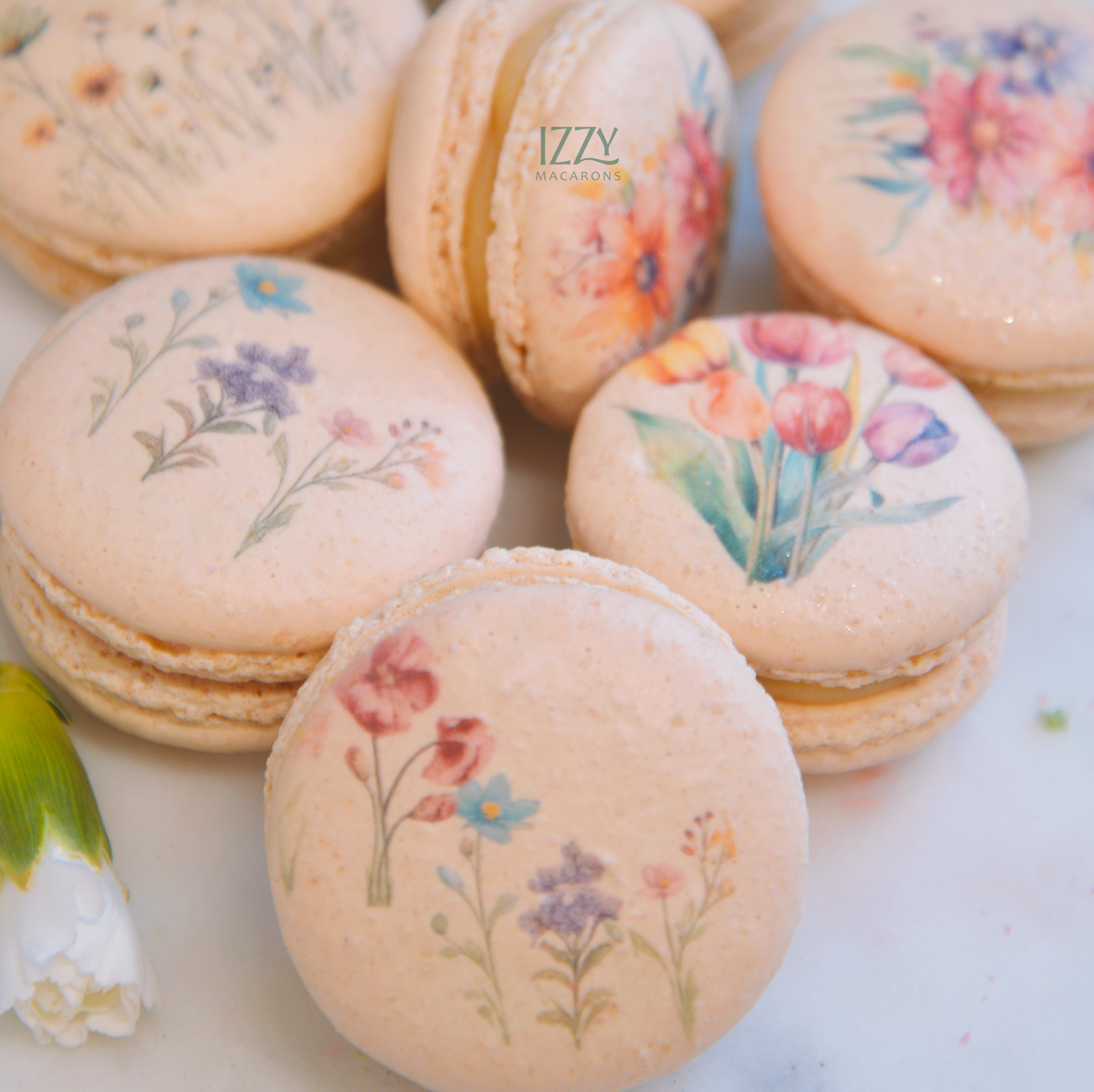 Wildflowers Macarons