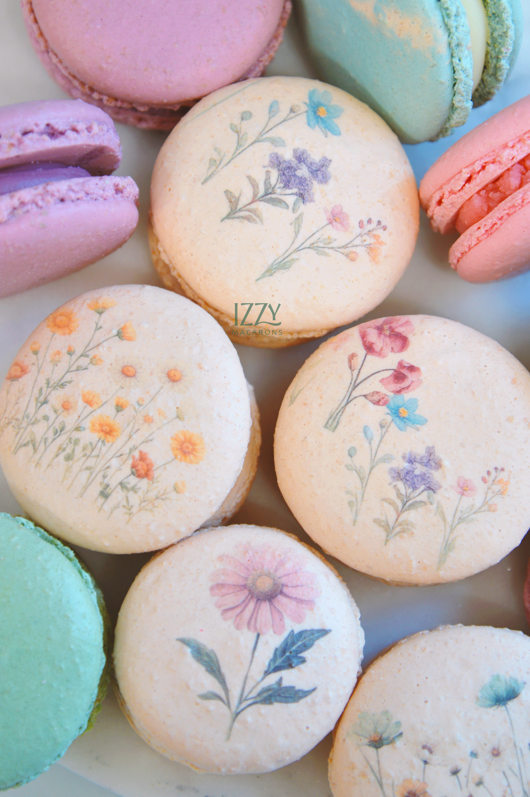 Wildflowers Macarons