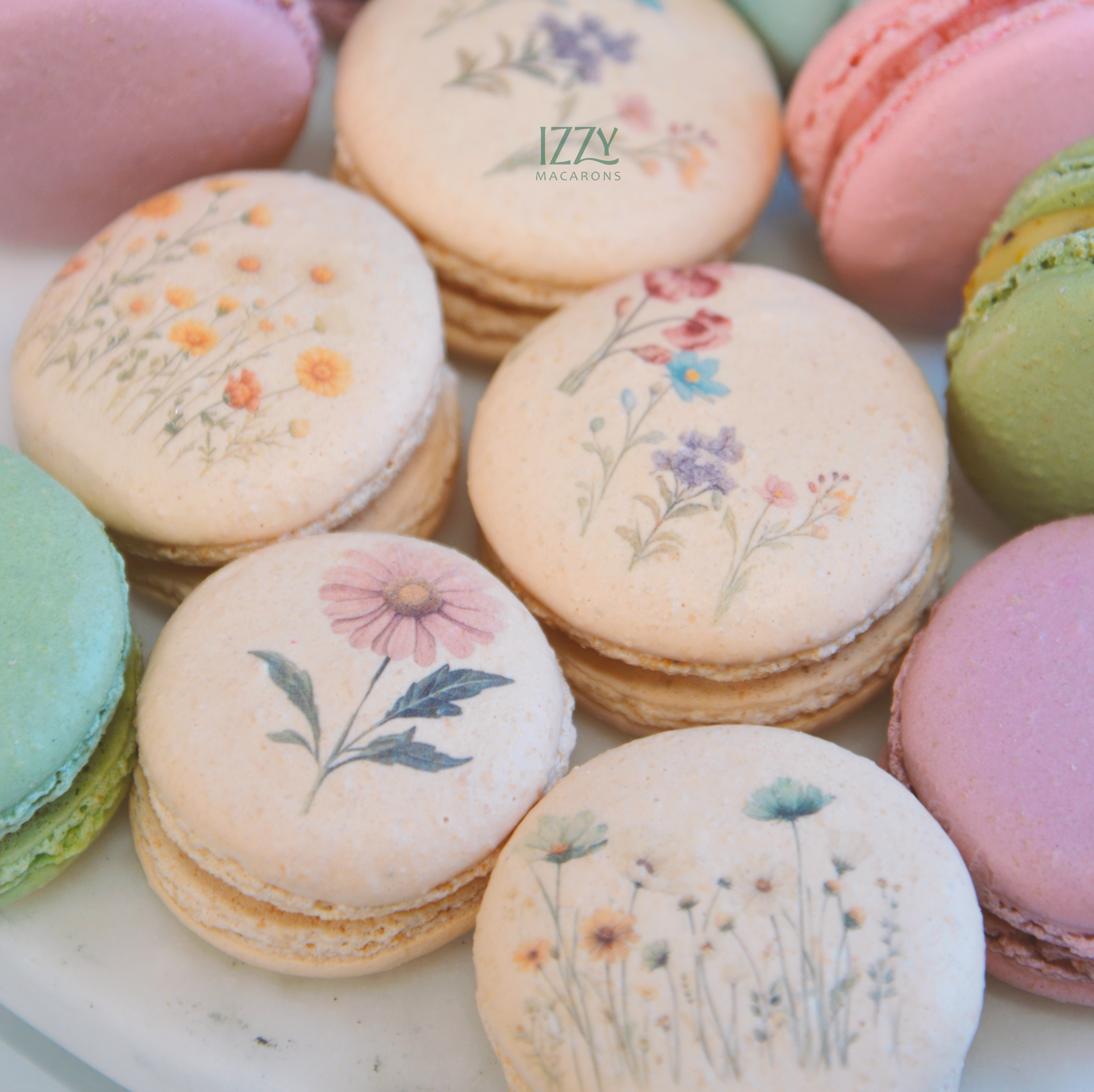 Wildflowers Macarons