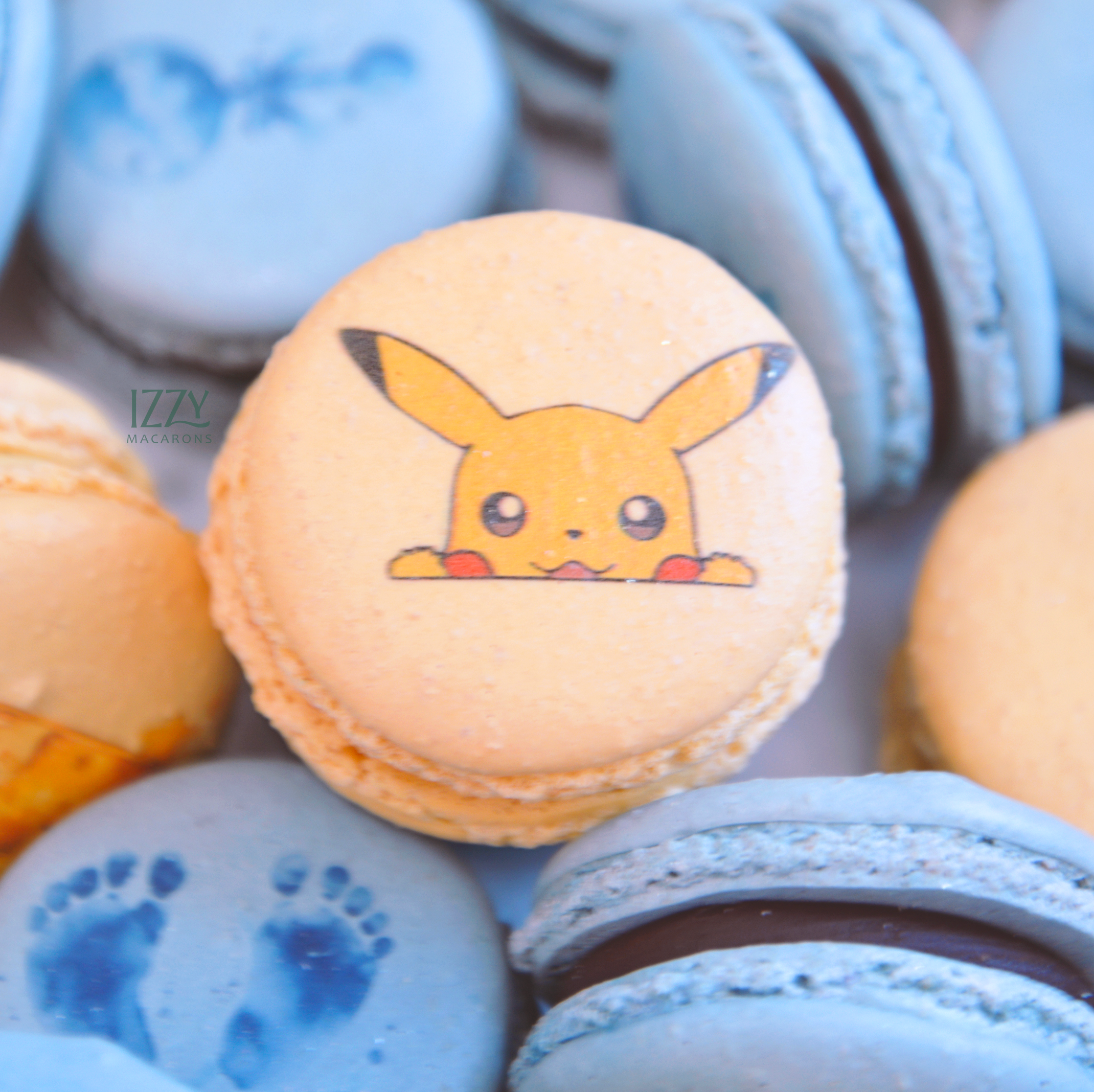 Logo Macarons - Edible Print