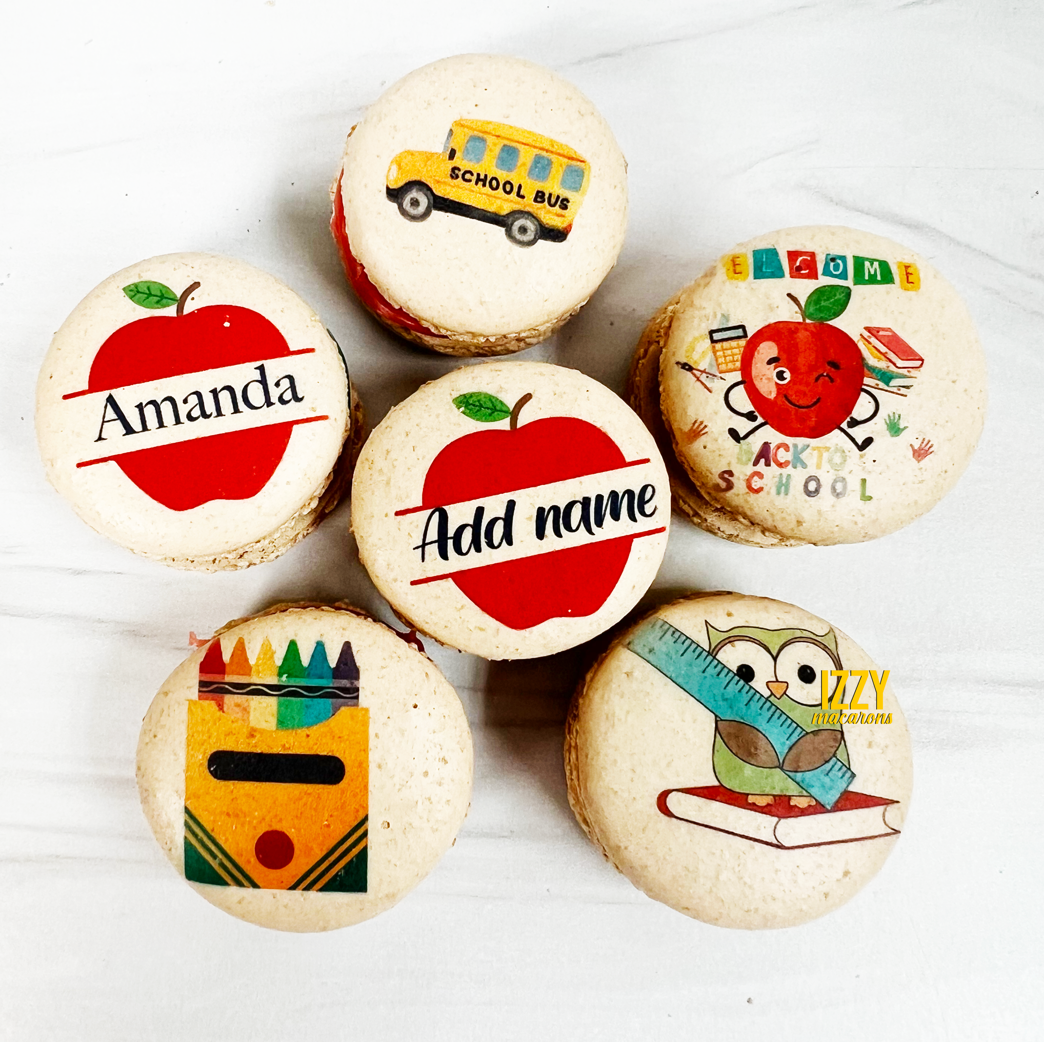 Back to School Macarons