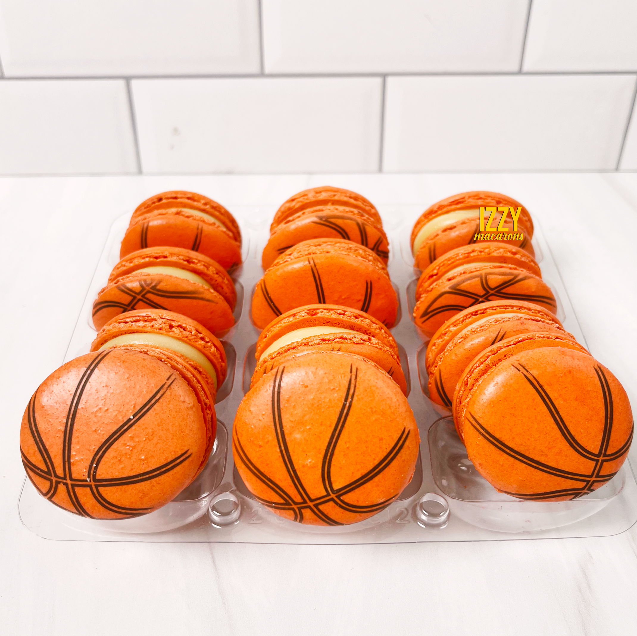 Basketball Macarons