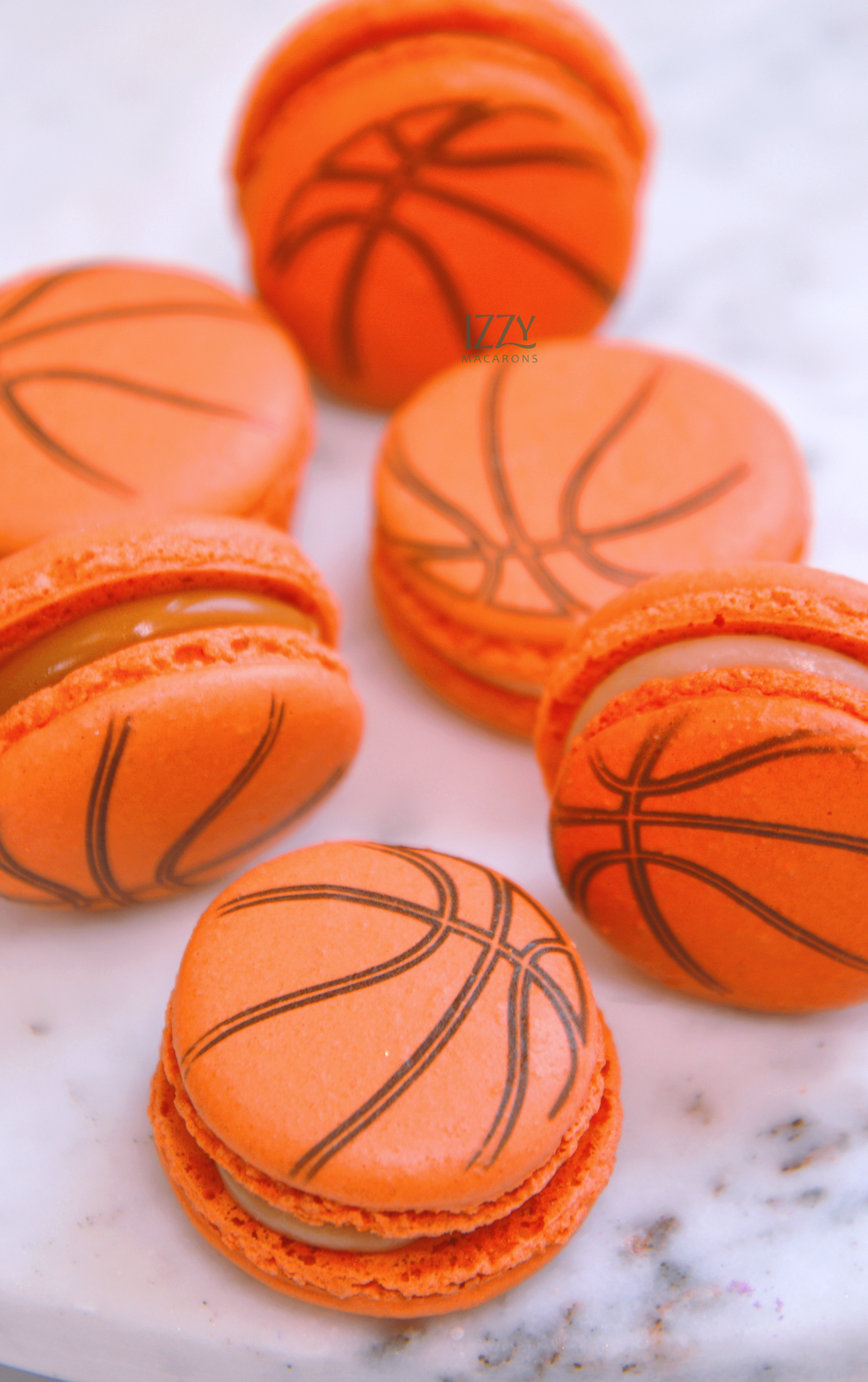 Basketball Macarons