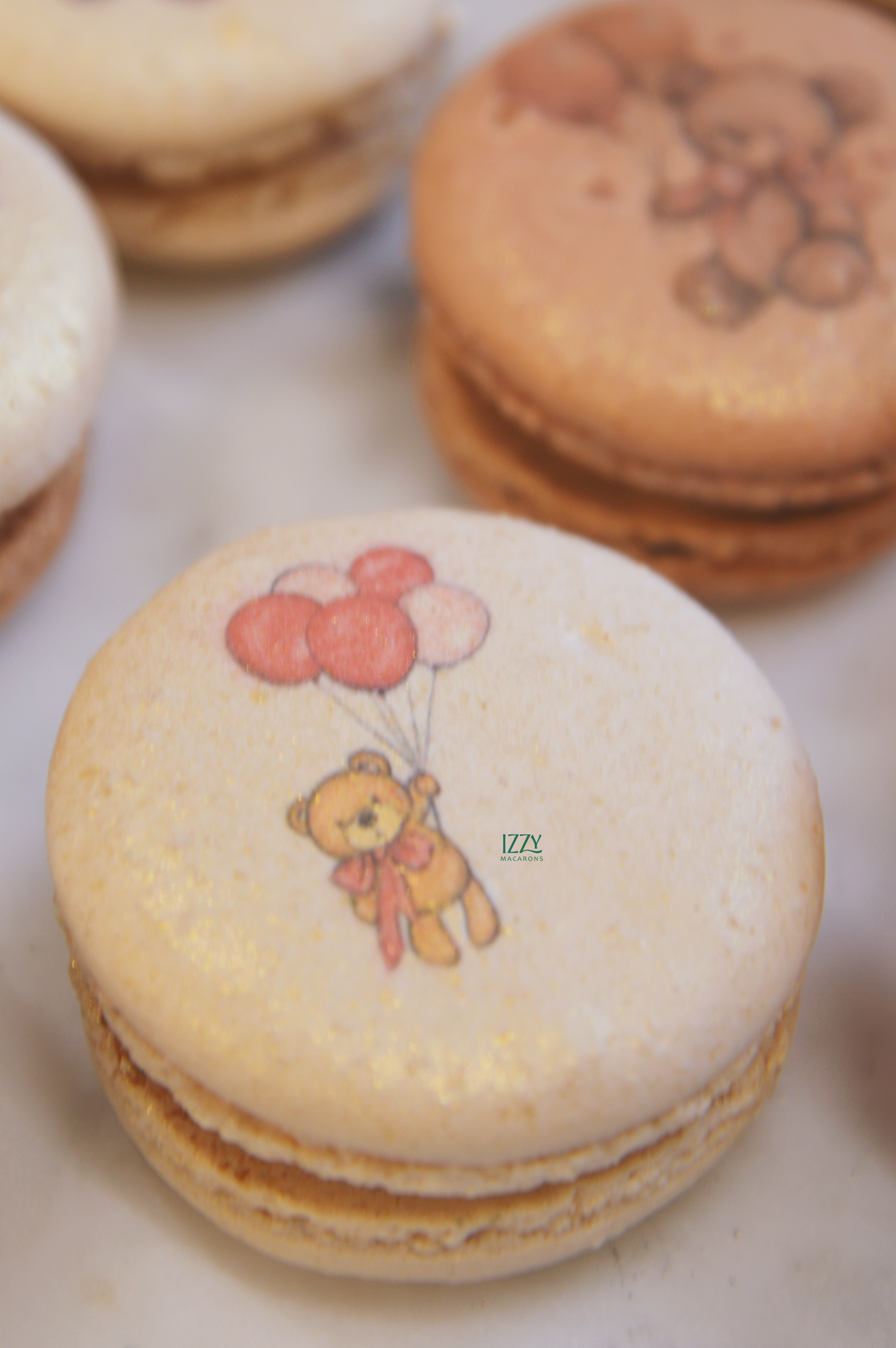 Bearly Wait themed Macarons