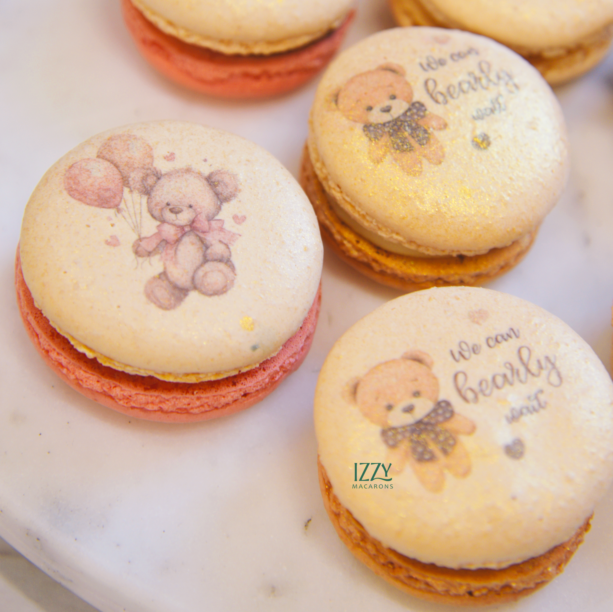 Bearly Wait themed Macarons