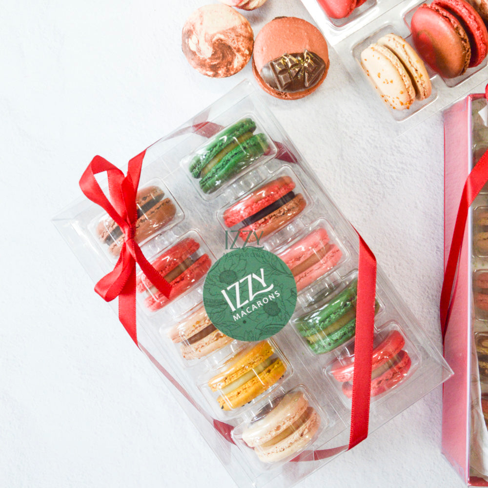 10 Macarons - Build your Gift Clear Box