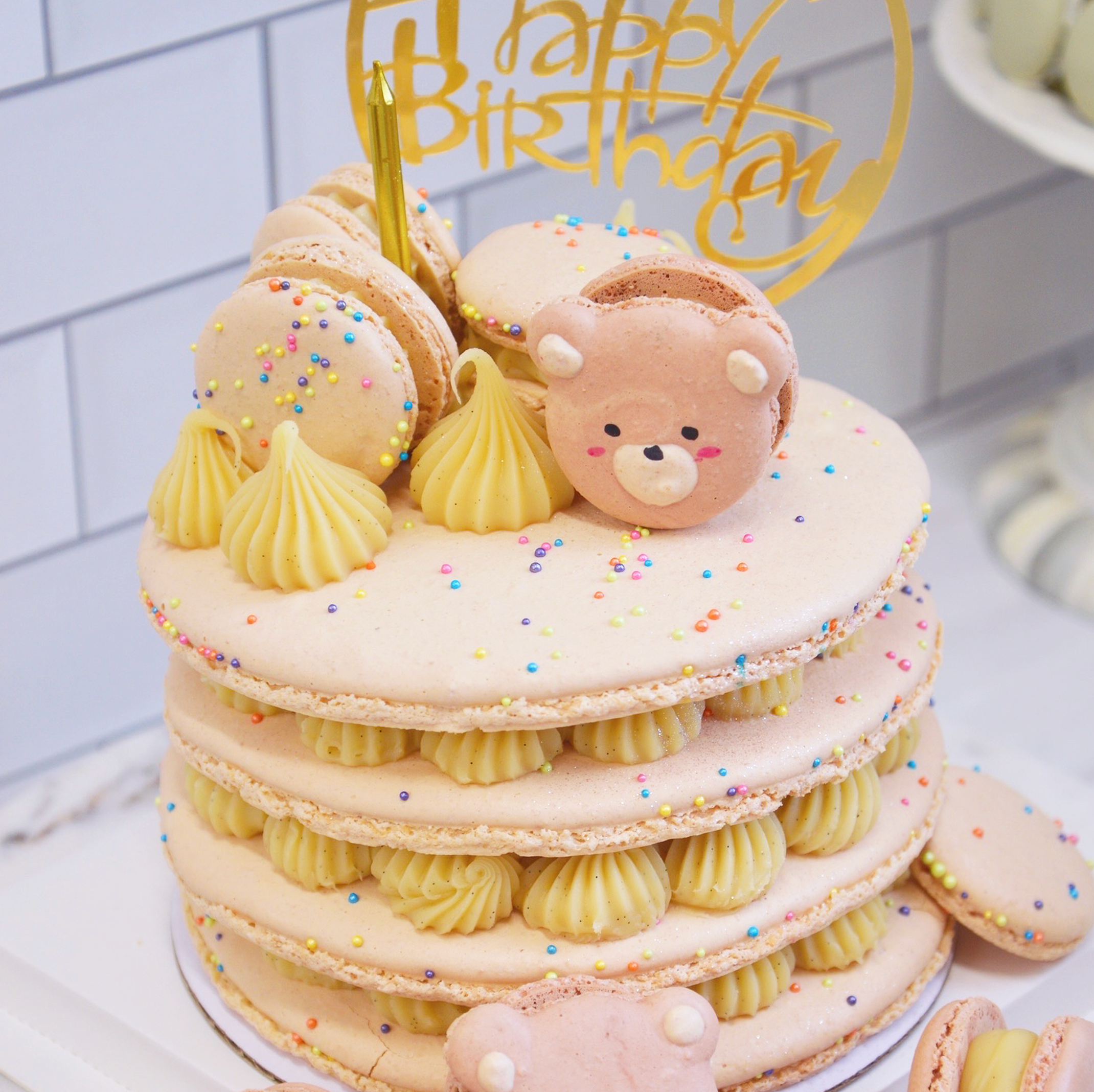 Macaron Cake - 6 Inches - PICK UP Only