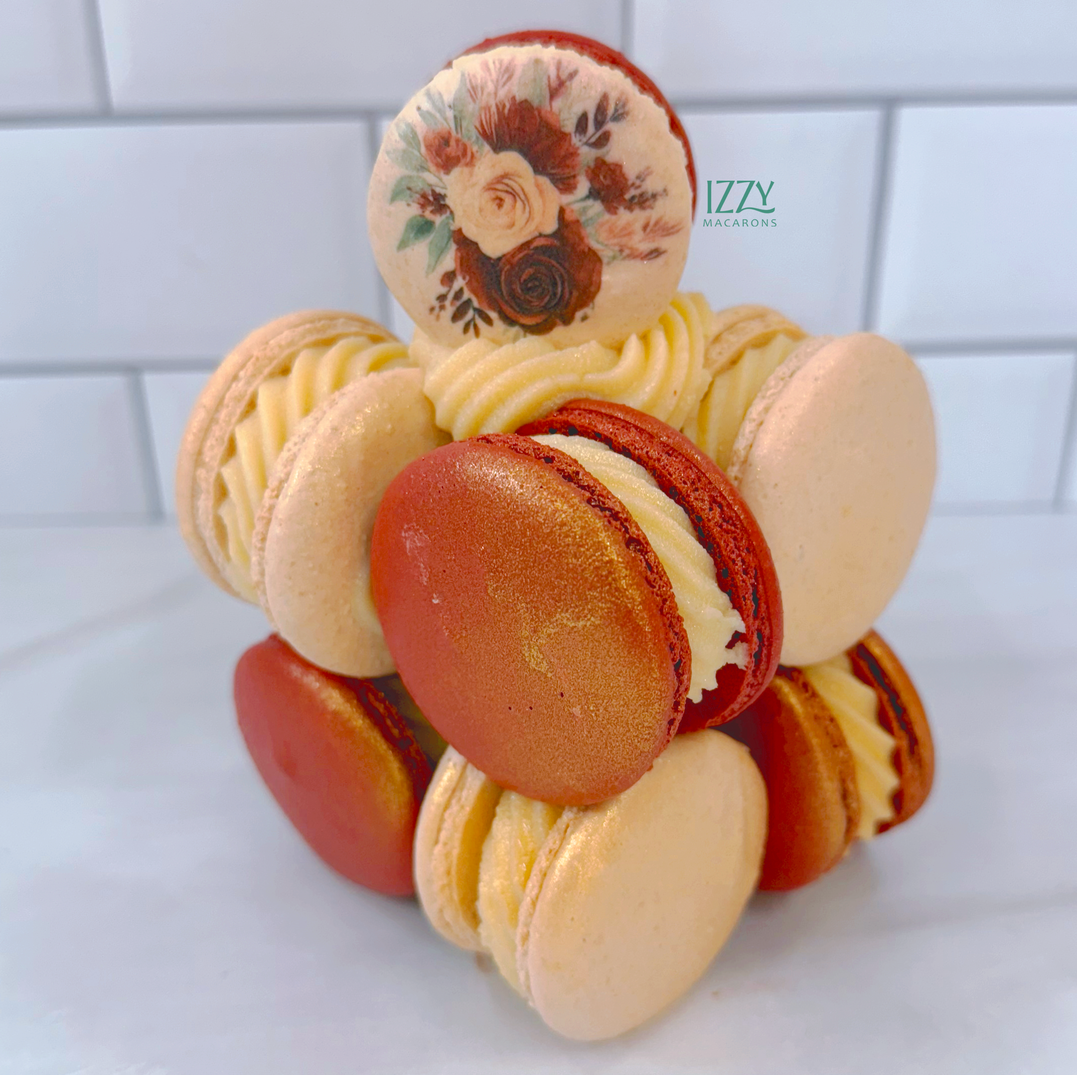 Cube Macaron Cake - 9 Macarons - PICK UP Only
