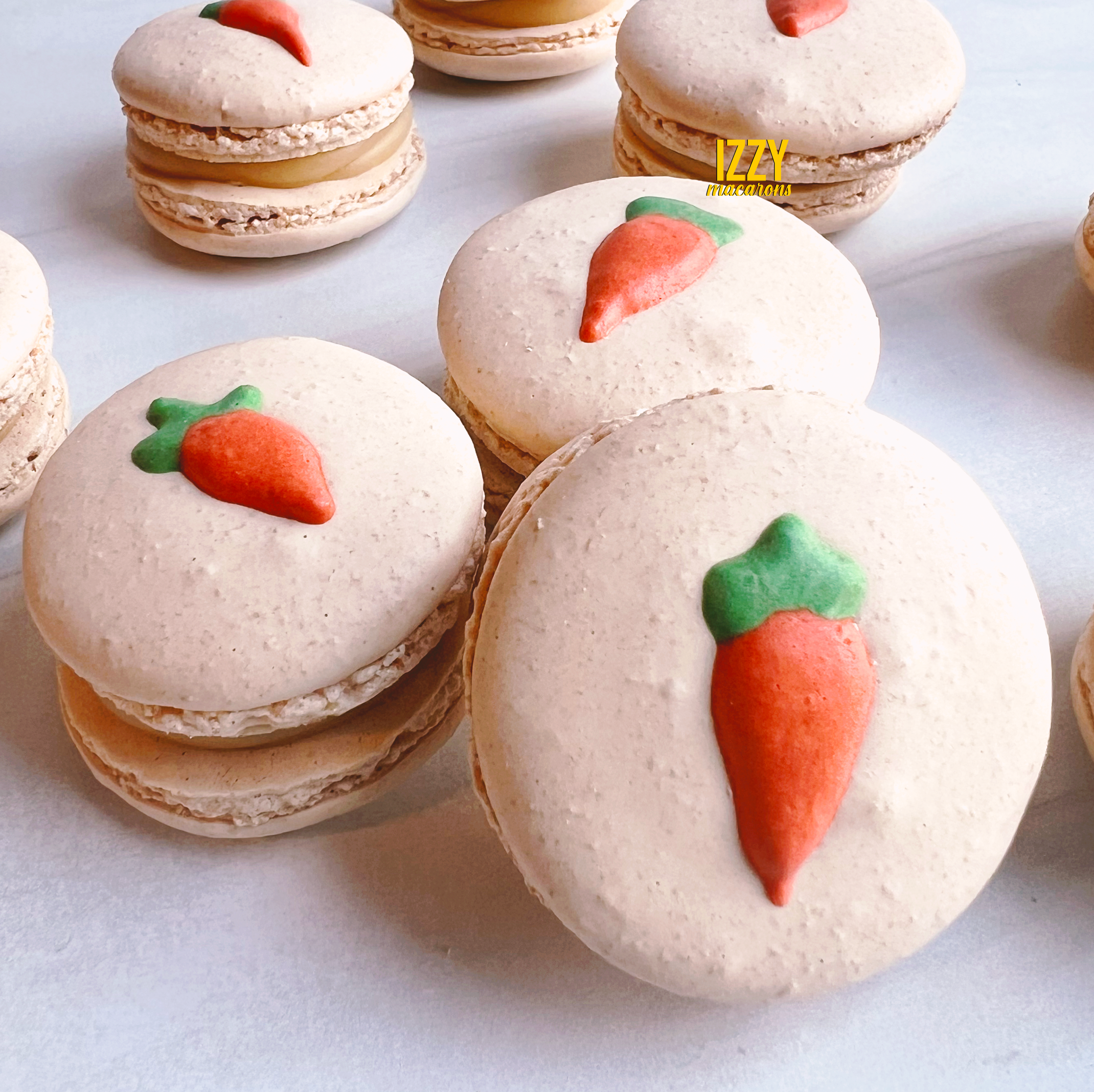 Carrot Macarons