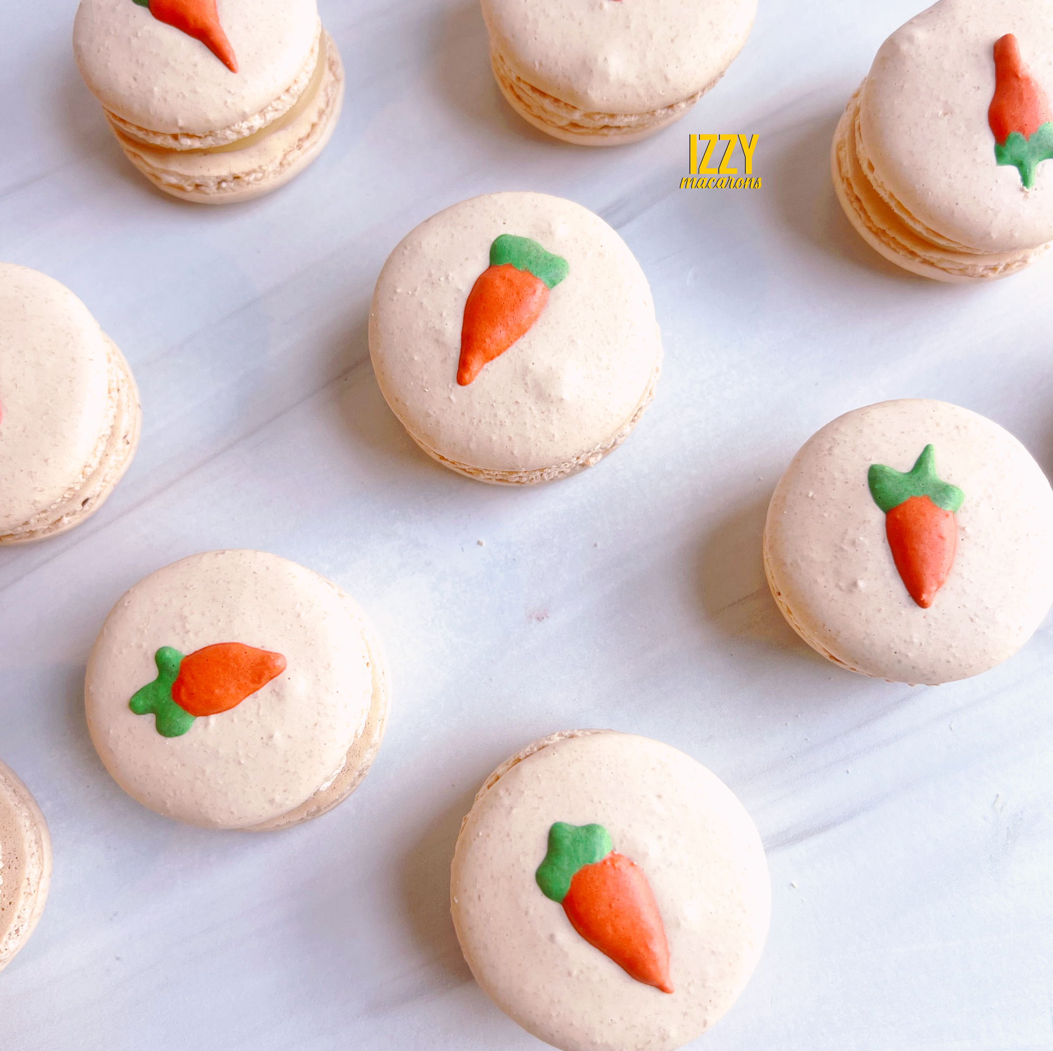 Carrot Macarons