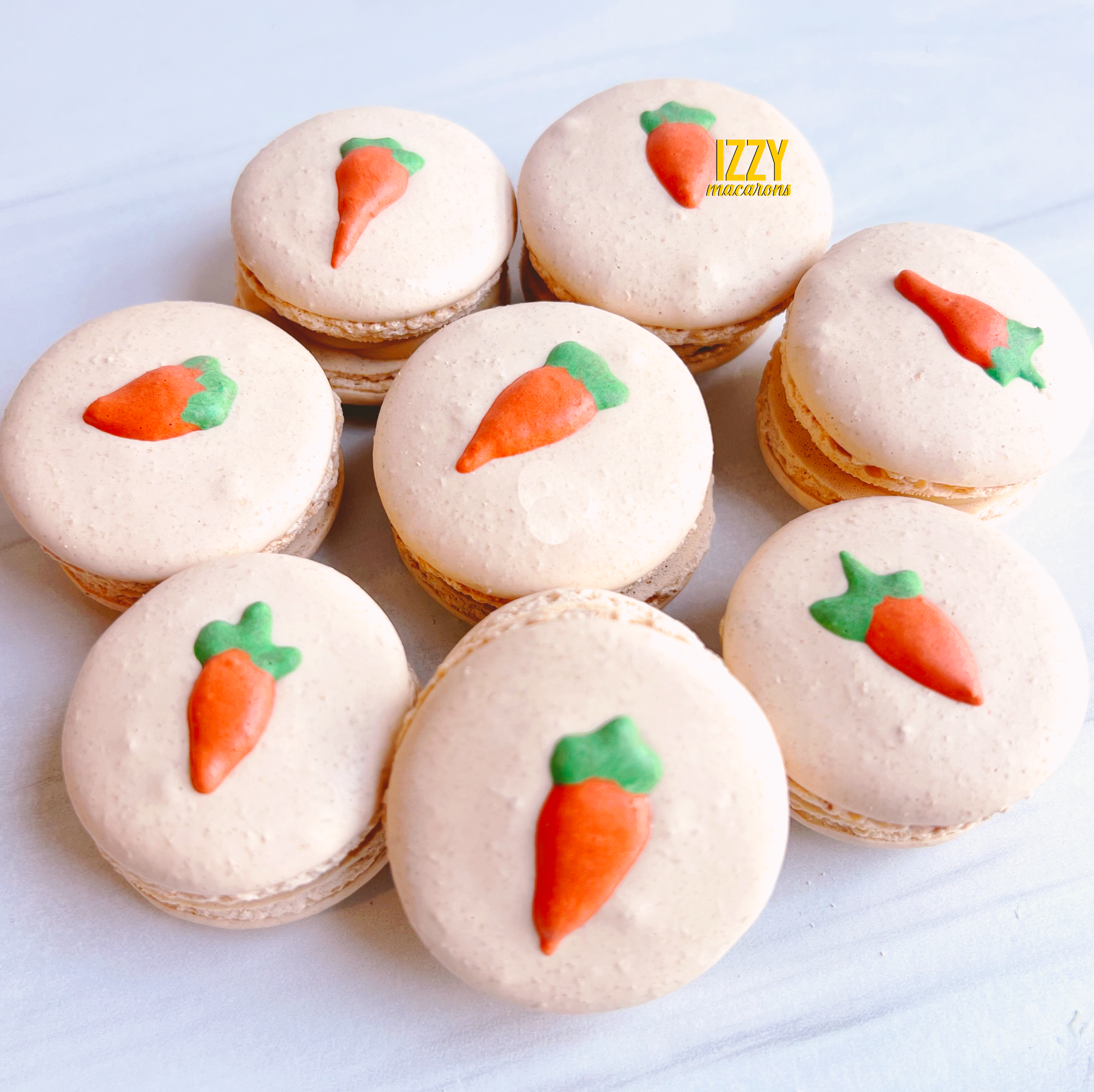 Carrot Macarons