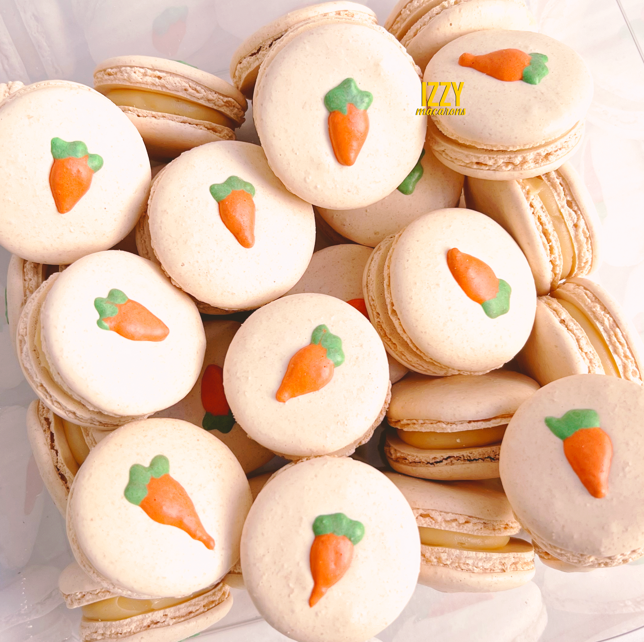 Carrot Macarons