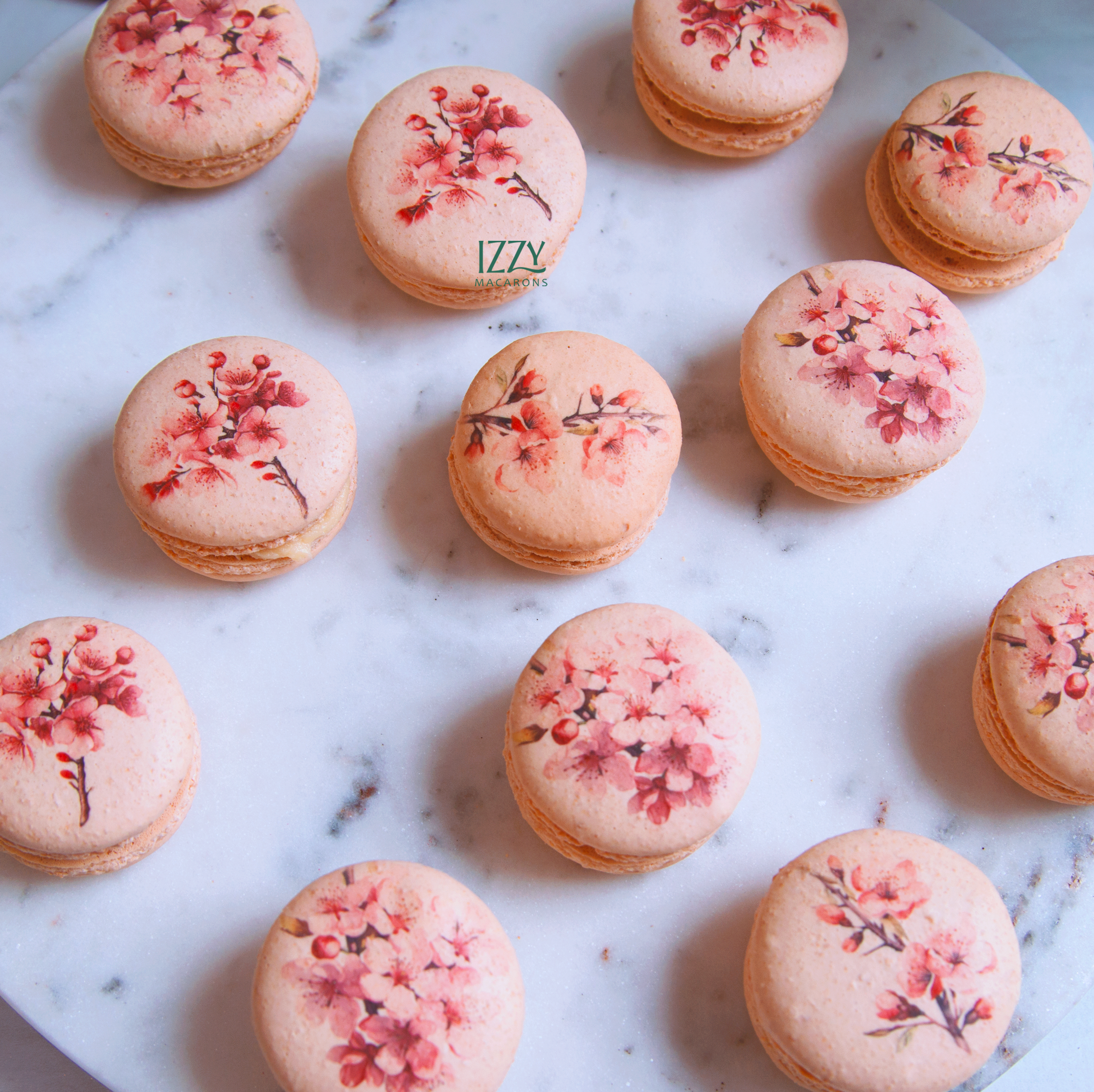 Cherry Blossom Macarons