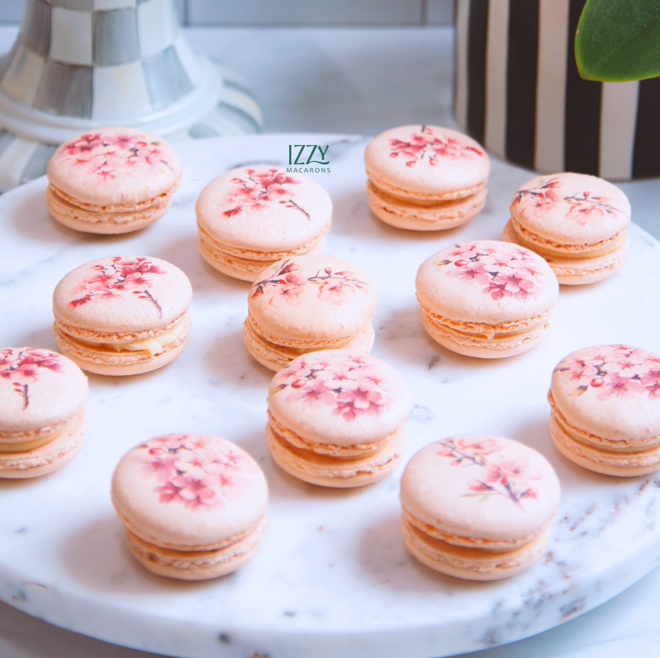 Cherry Blossom Macarons