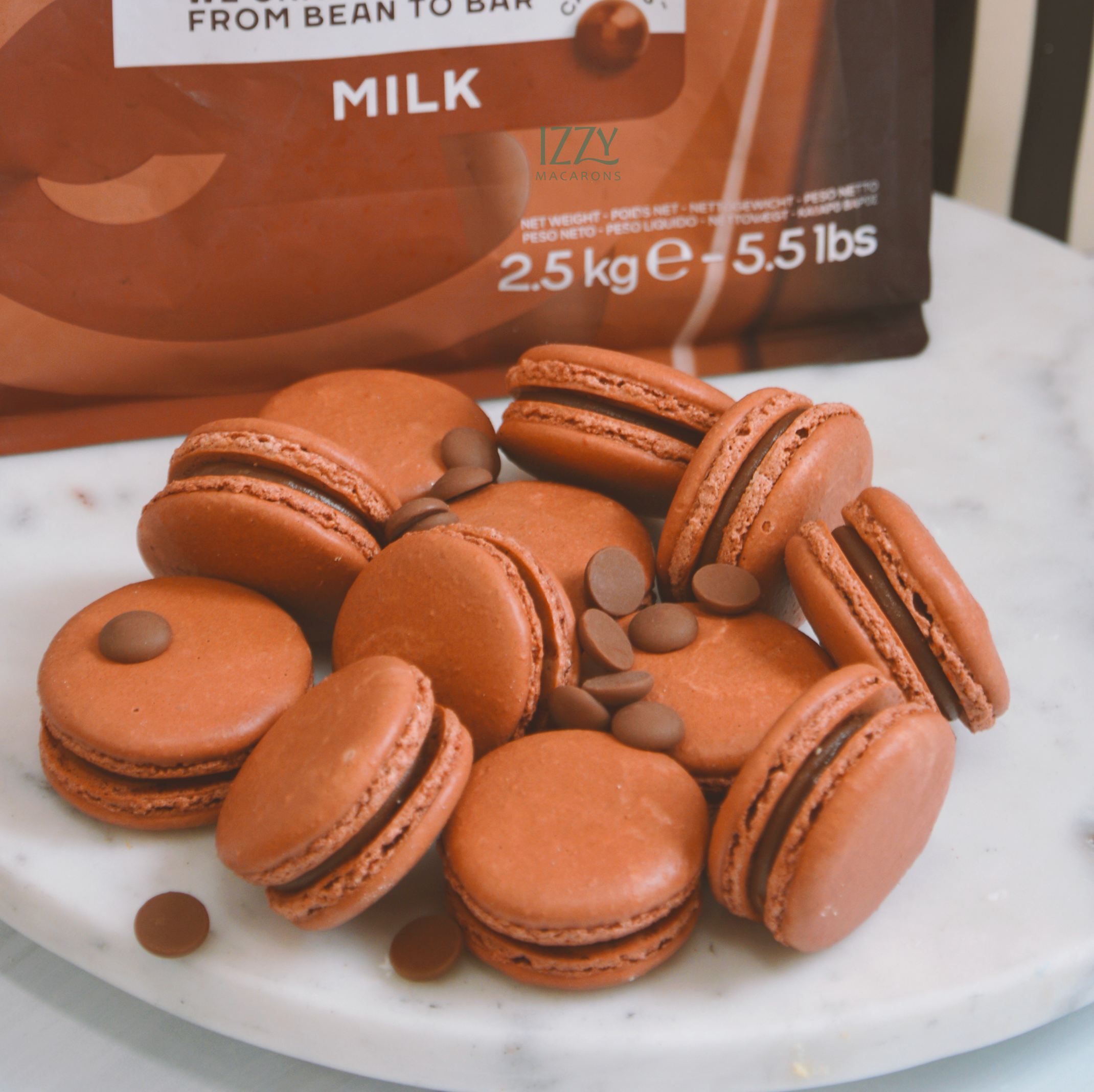 Chocolate French Macarons