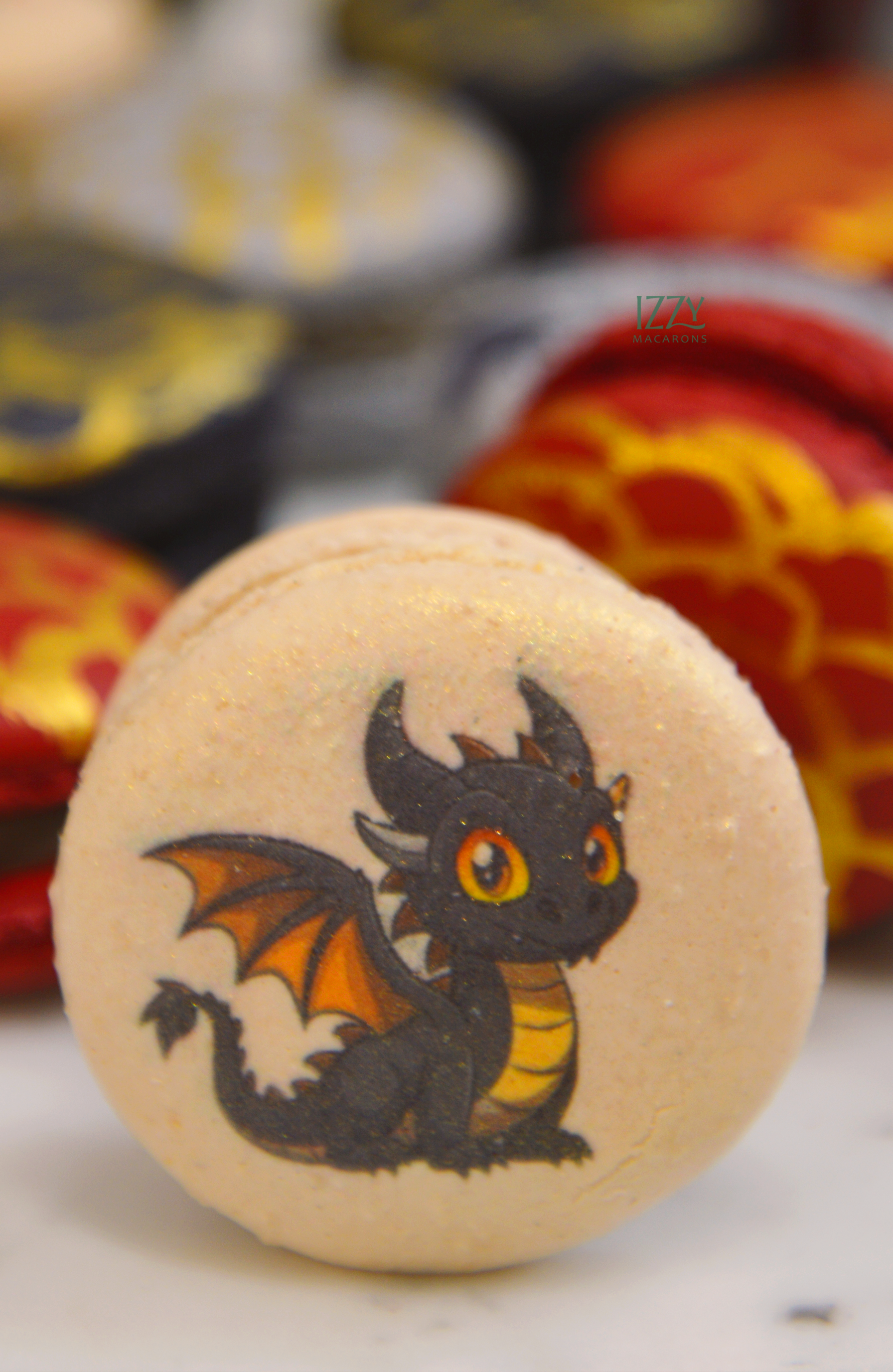 Dragon Macarons