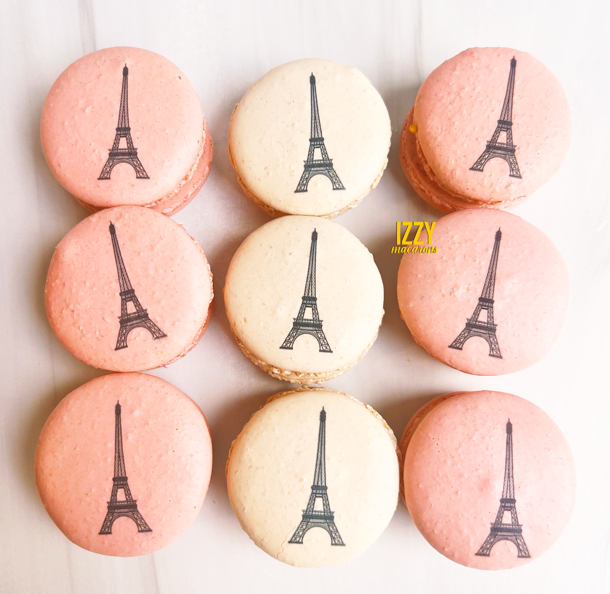 Prints/ Name/ Monogram/ Logo Macarons - Edible Print