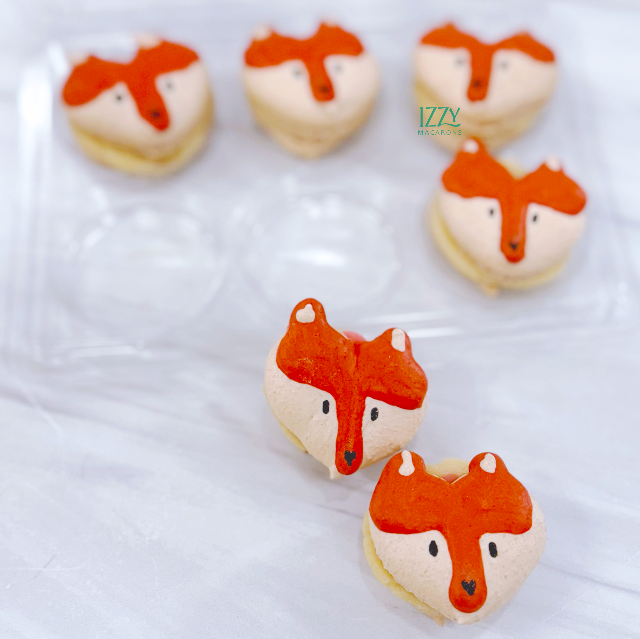 Fox Macarons
