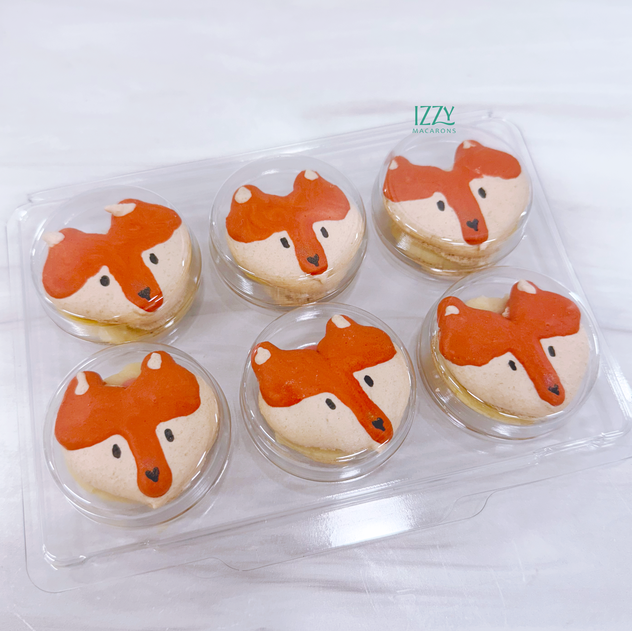 Fox Macarons