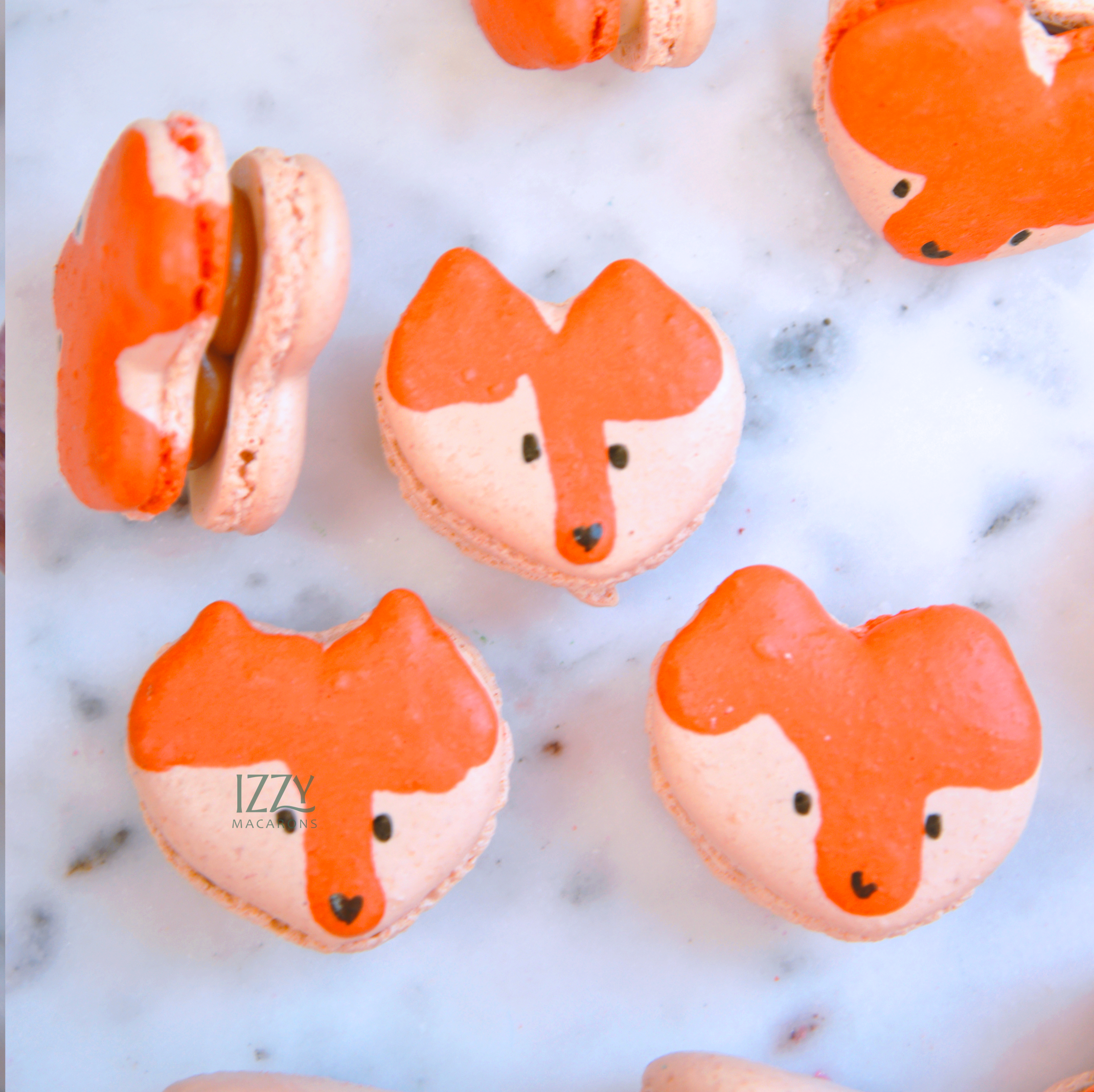 Fox Macarons