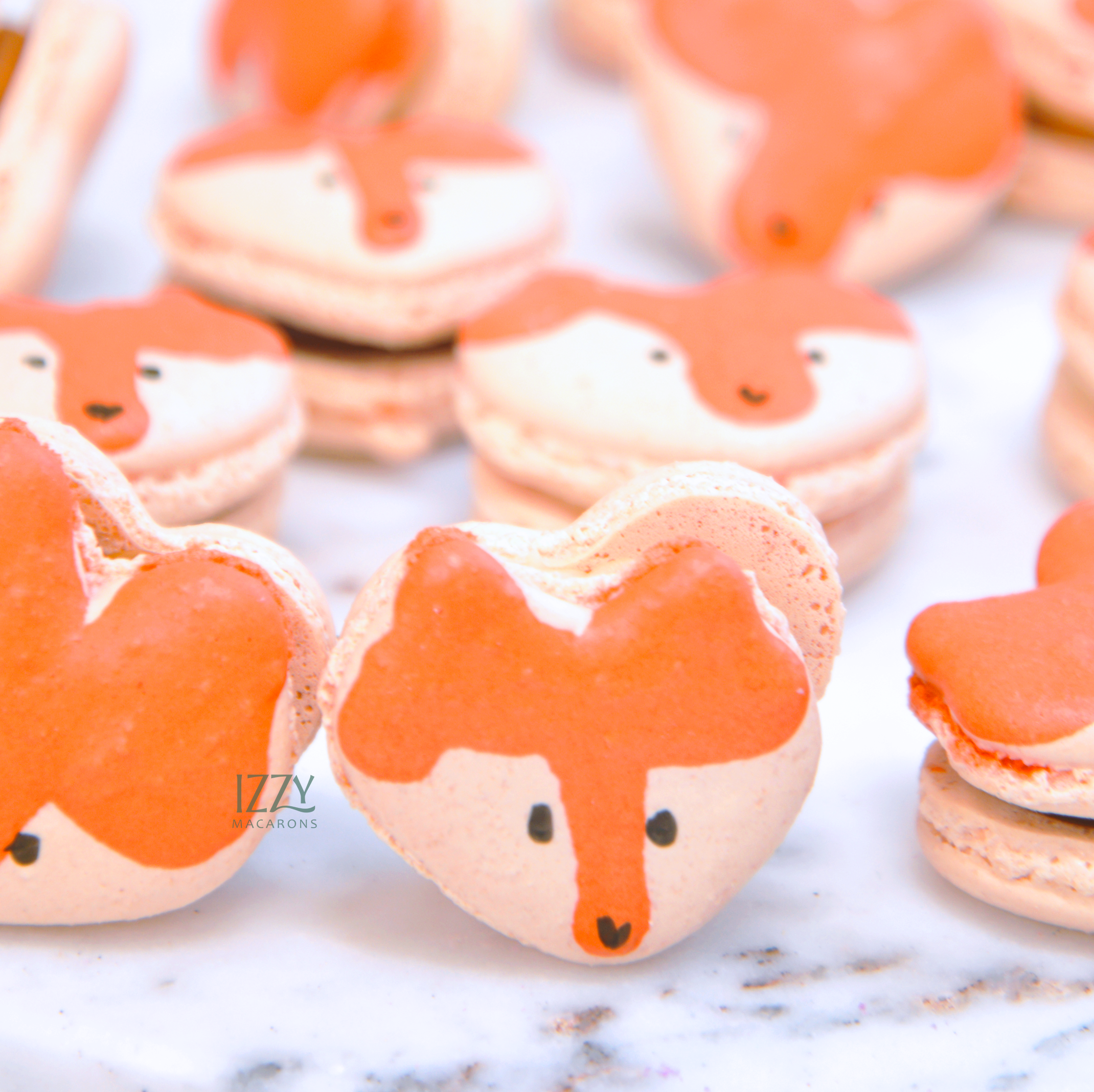 Fox Macarons