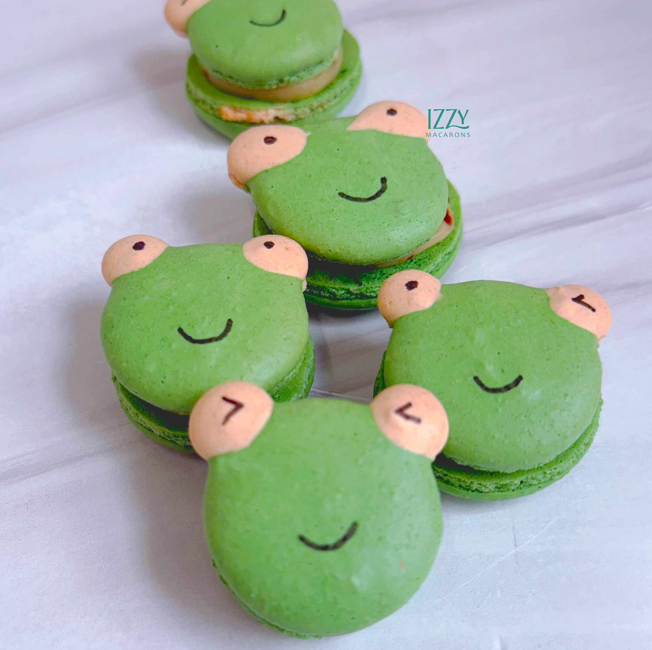 Frog Macarons
