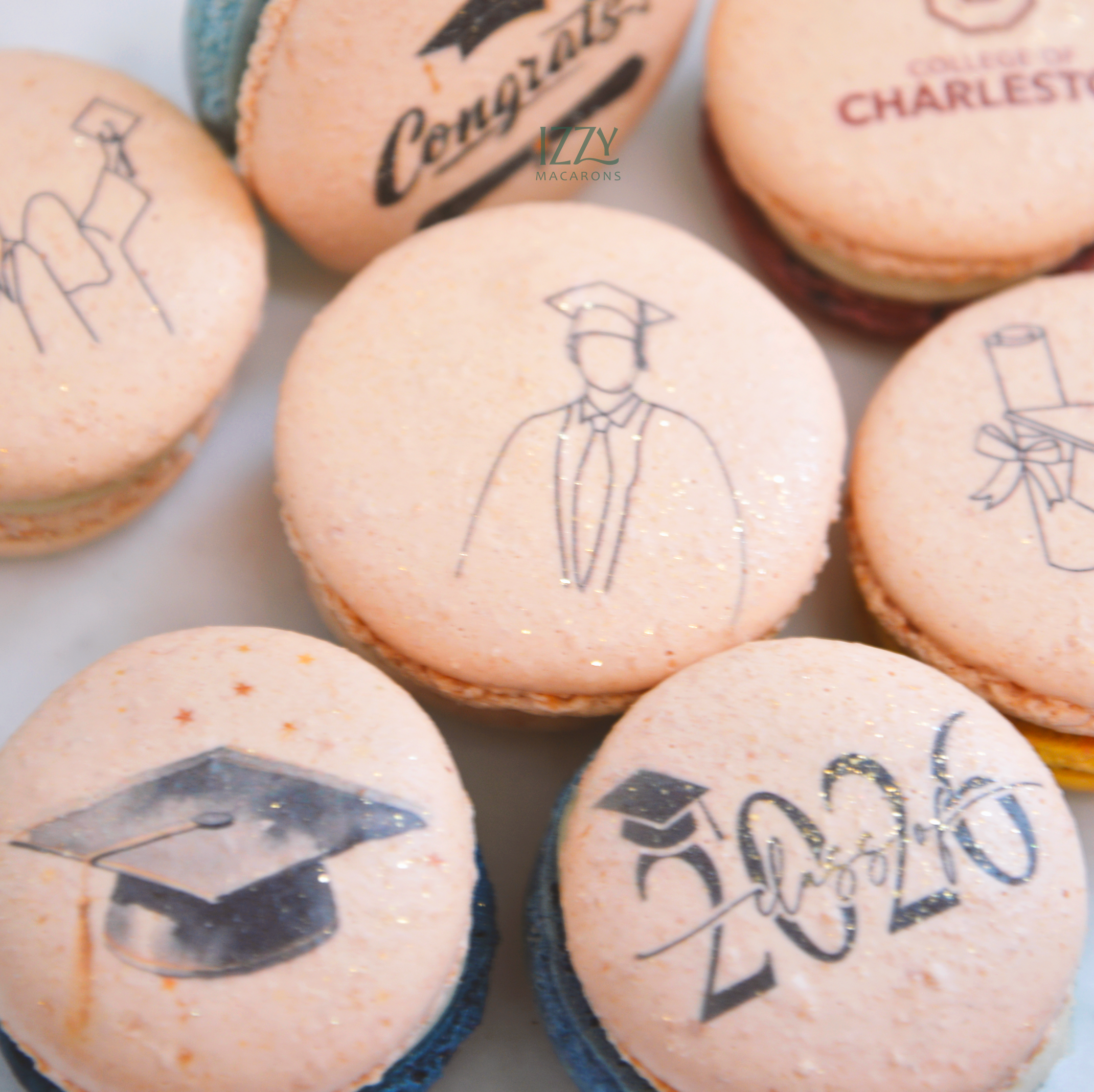 Graduation Macarons