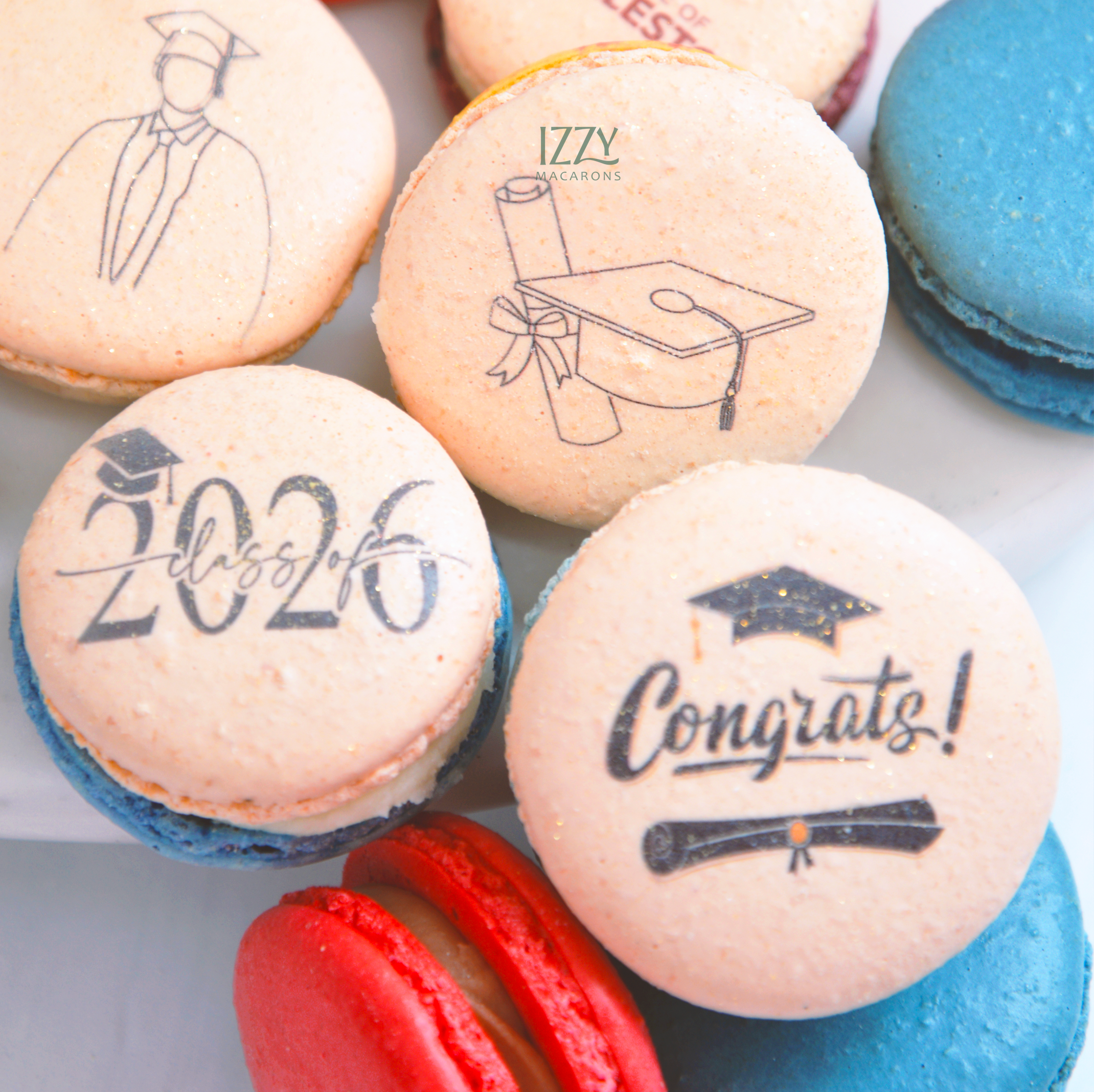 Graduation Macarons