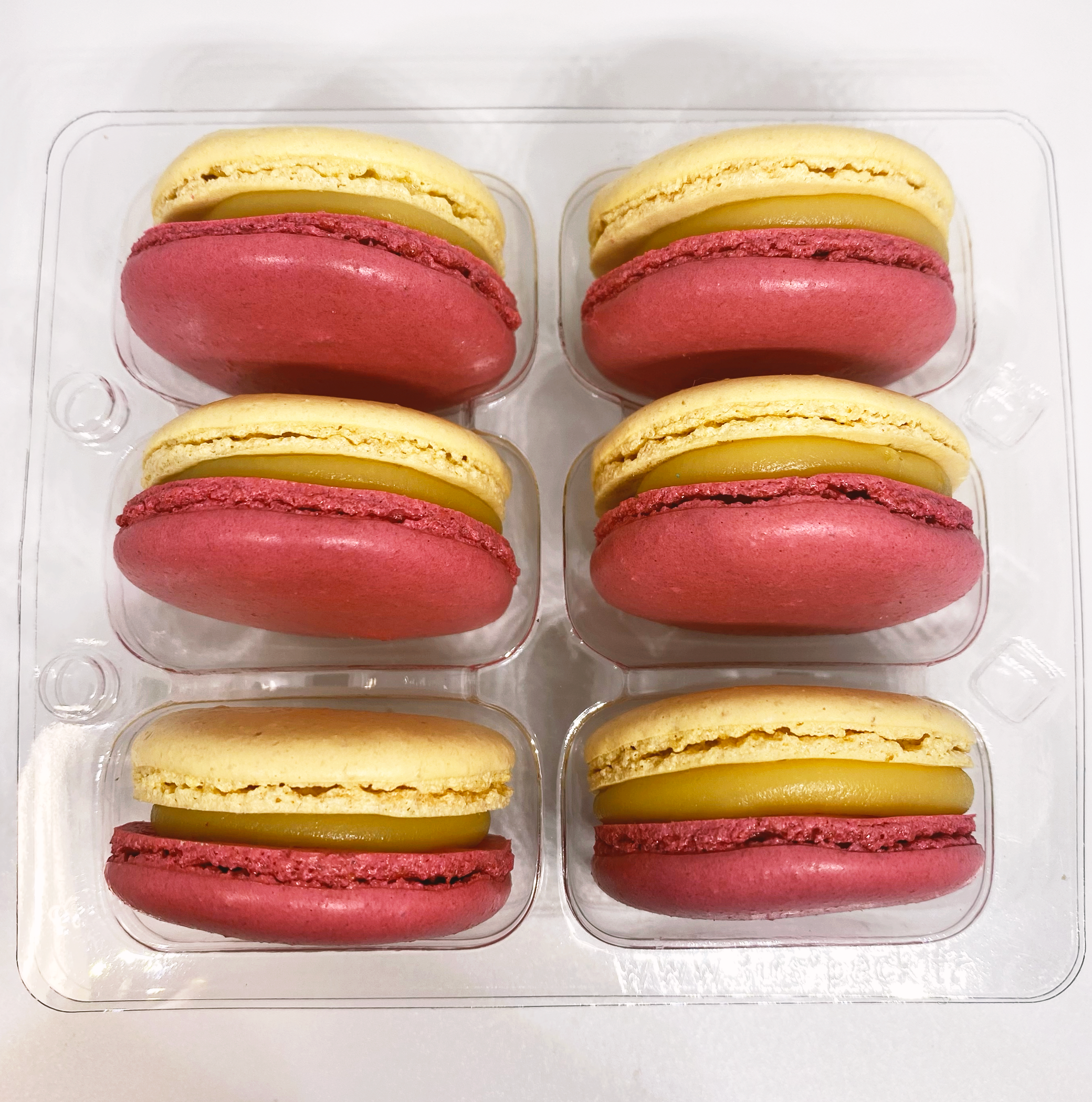Lemon Raspberry Macarons