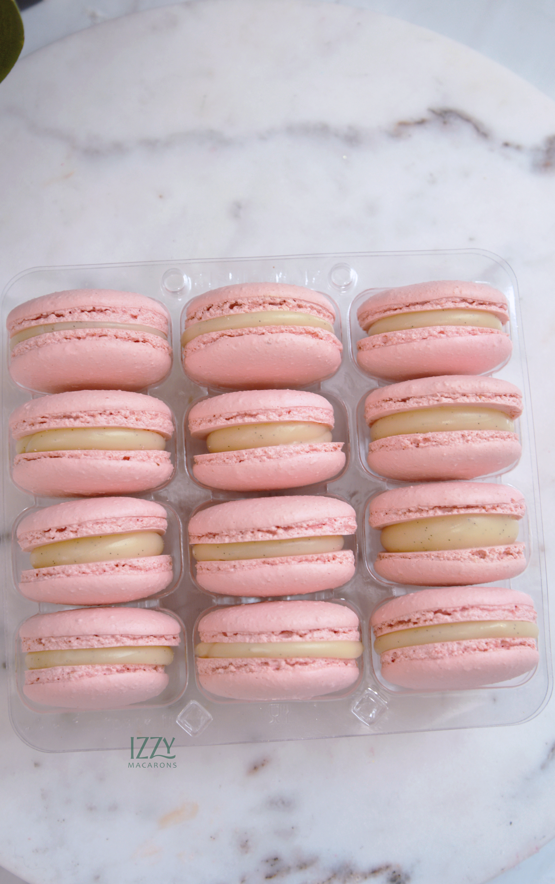 Light Pastel Pink Macarons