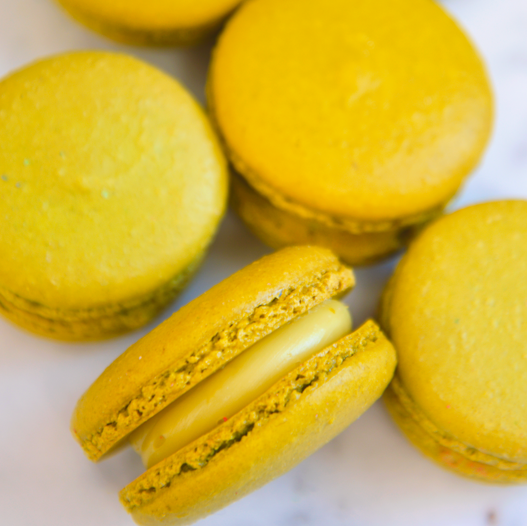 Lime Macarons