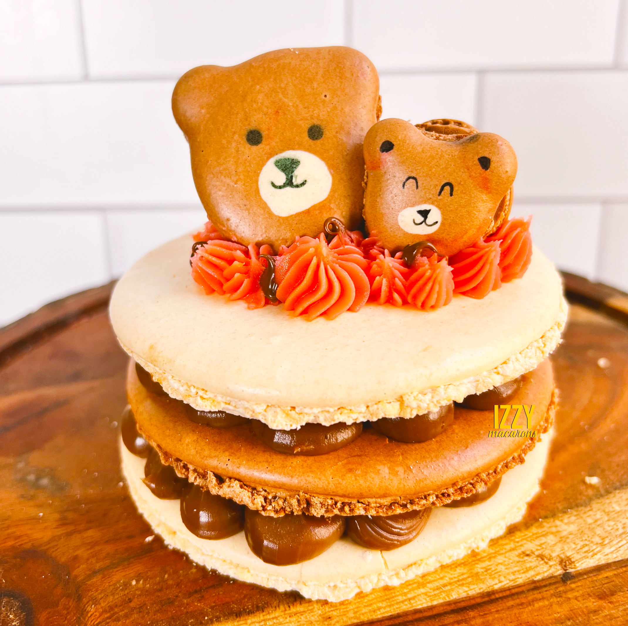 Customized Macaron Cake - 4 inches - PICK UP Only