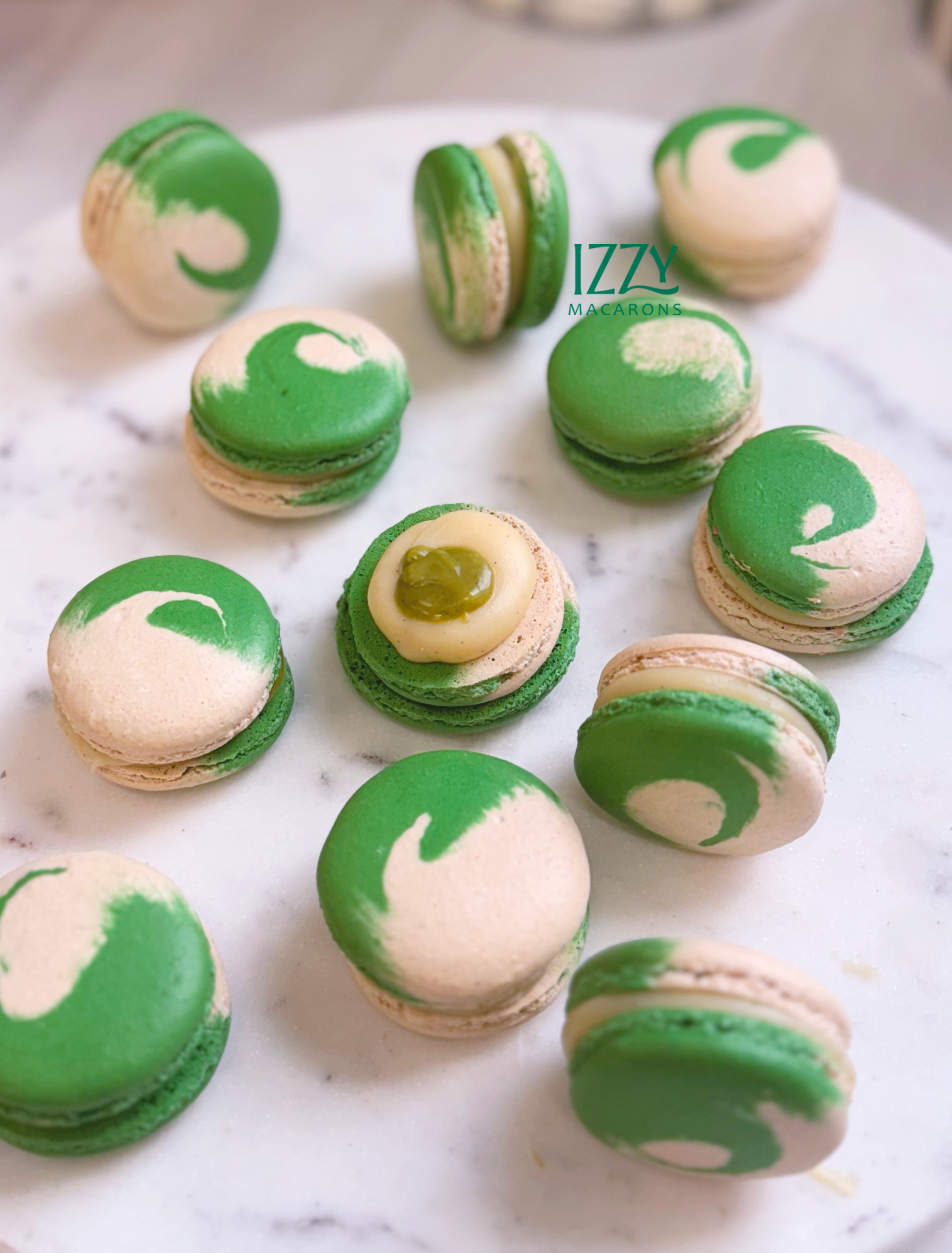 Green Tea Macarons