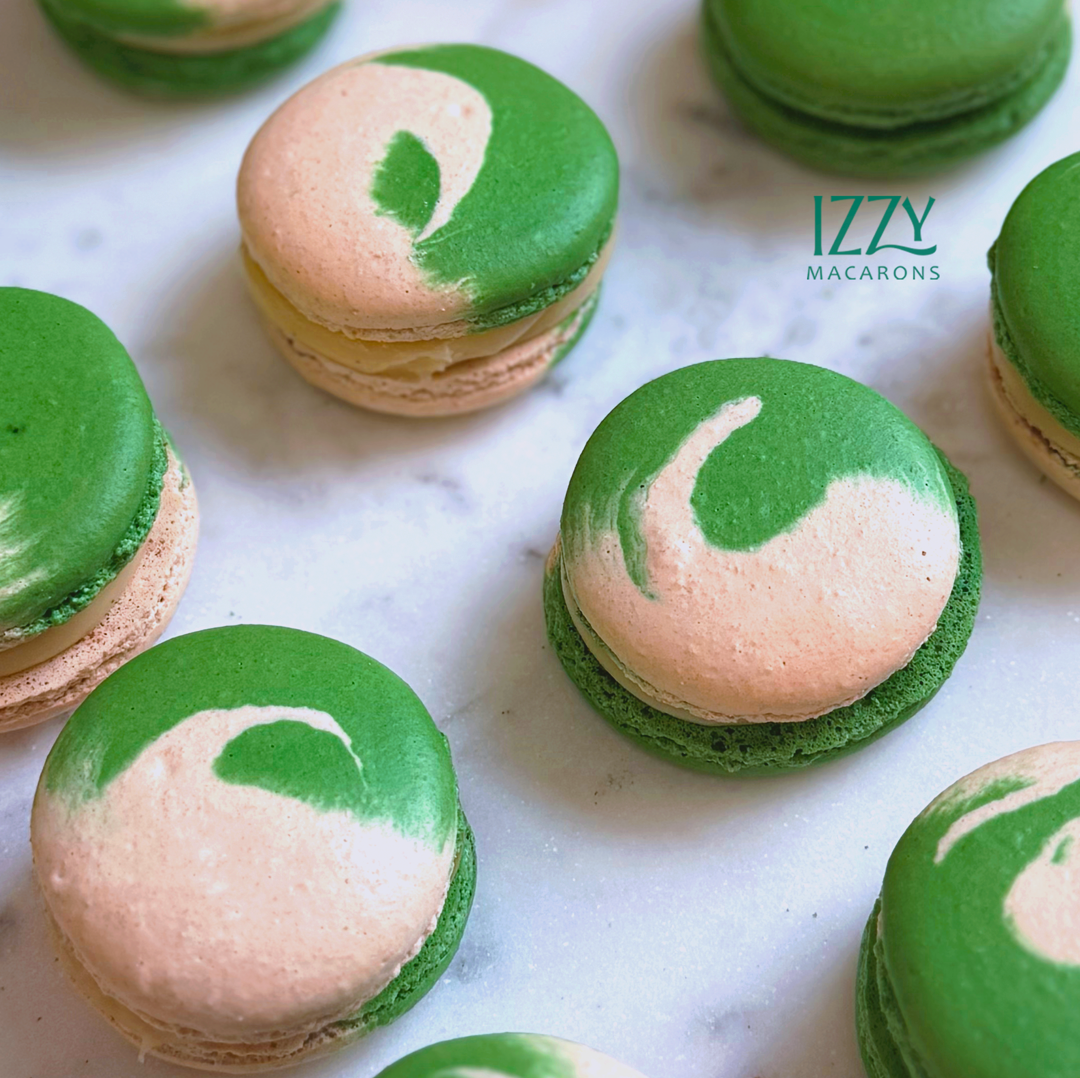 Green Tea Macarons