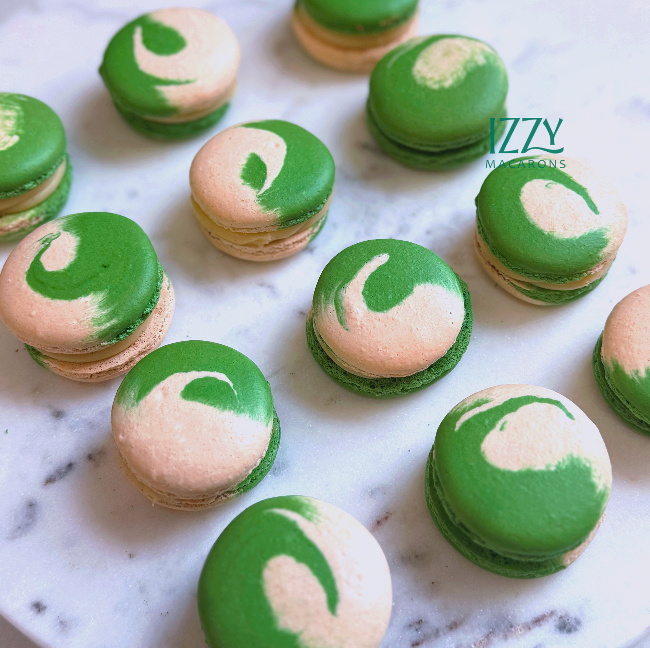 Green Tea Macarons