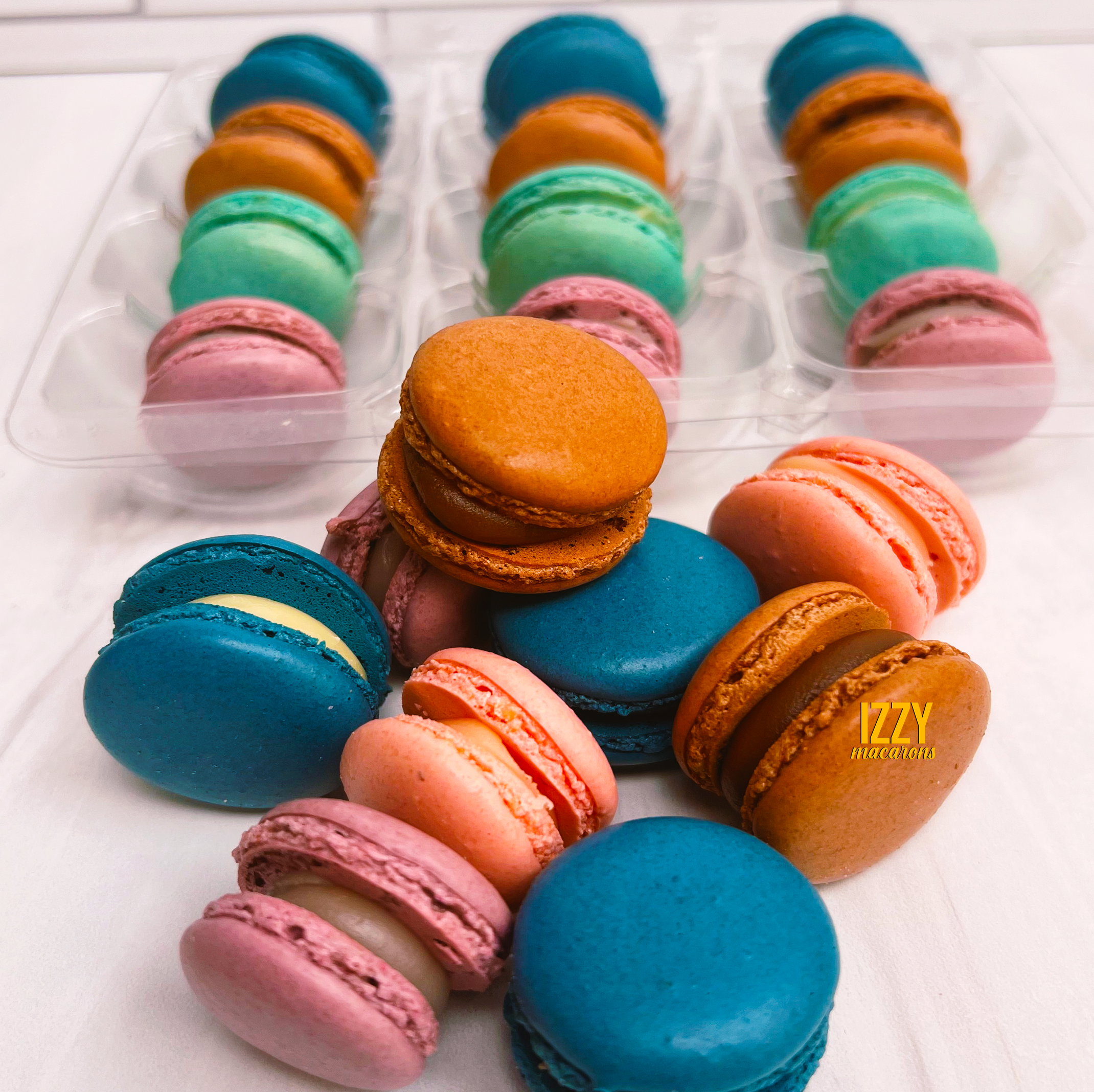 Mini Macarons - Choose Color - 1 inch size